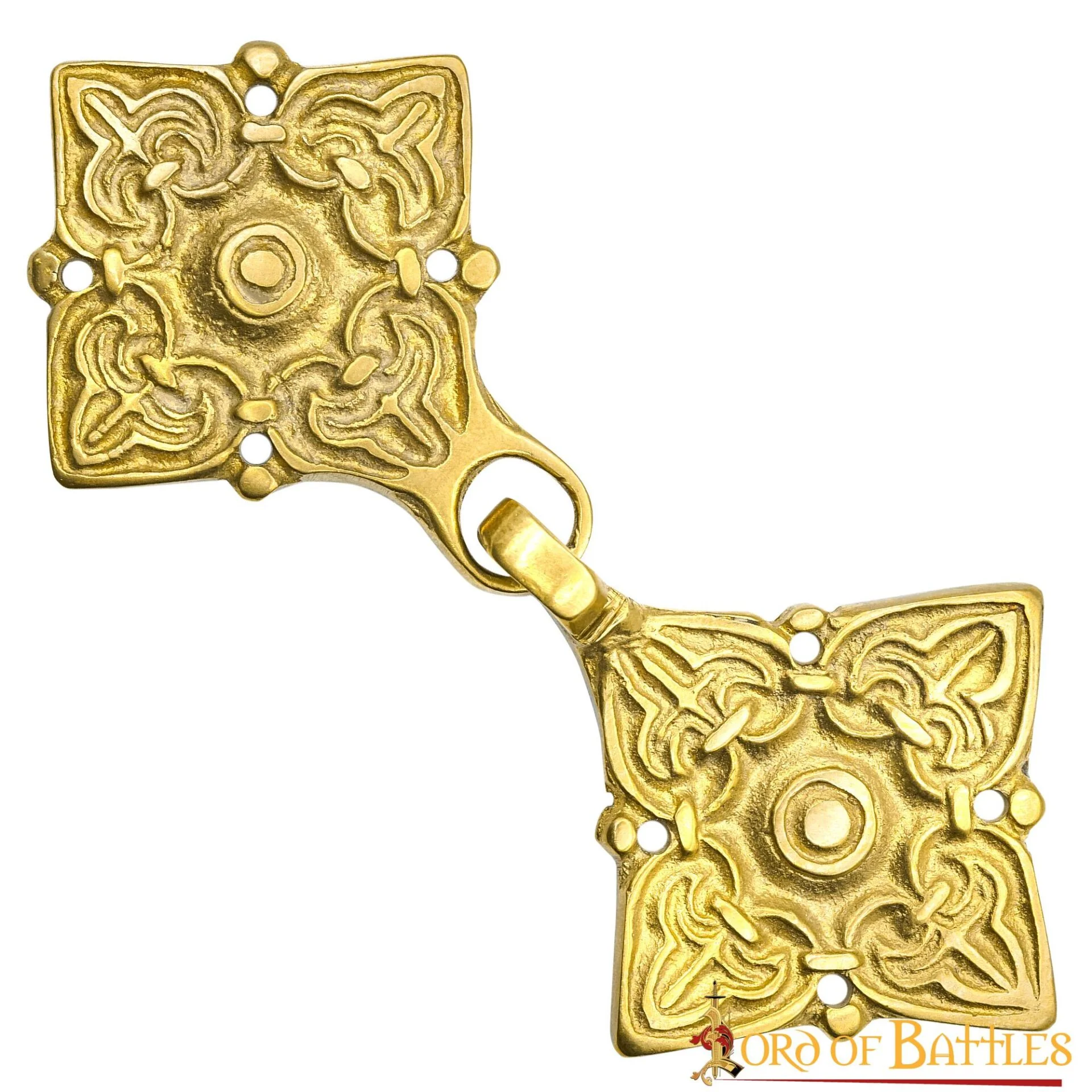 Broche de Latón Fundido para Caftán o Capa Vikinga / Rusa Histórica - Image 2
