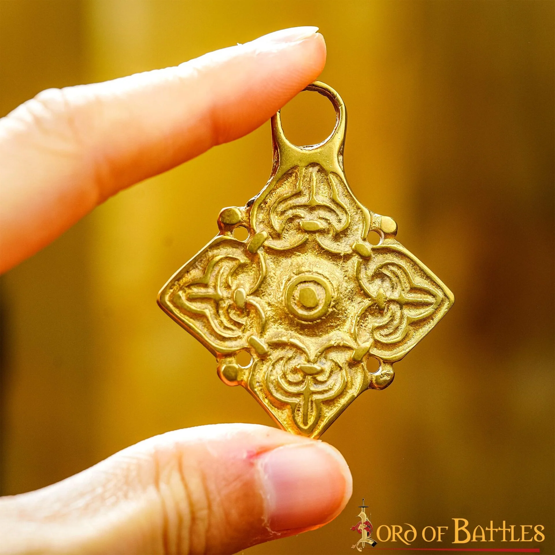 Broche de Latón Fundido para Caftán o Capa Vikinga / Rusa Histórica - Image 7