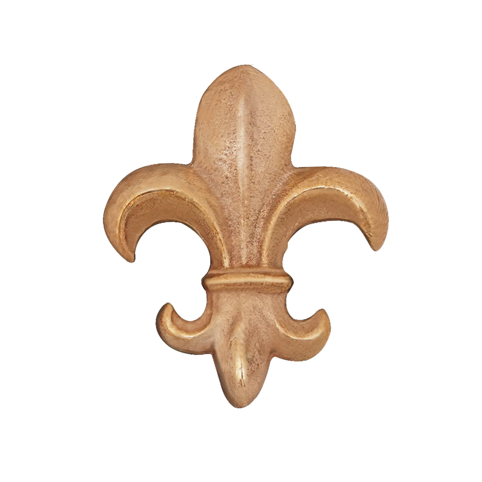 Broche para Cinturón Flor de Lis de Bronce Fundido a la Cera Perdida