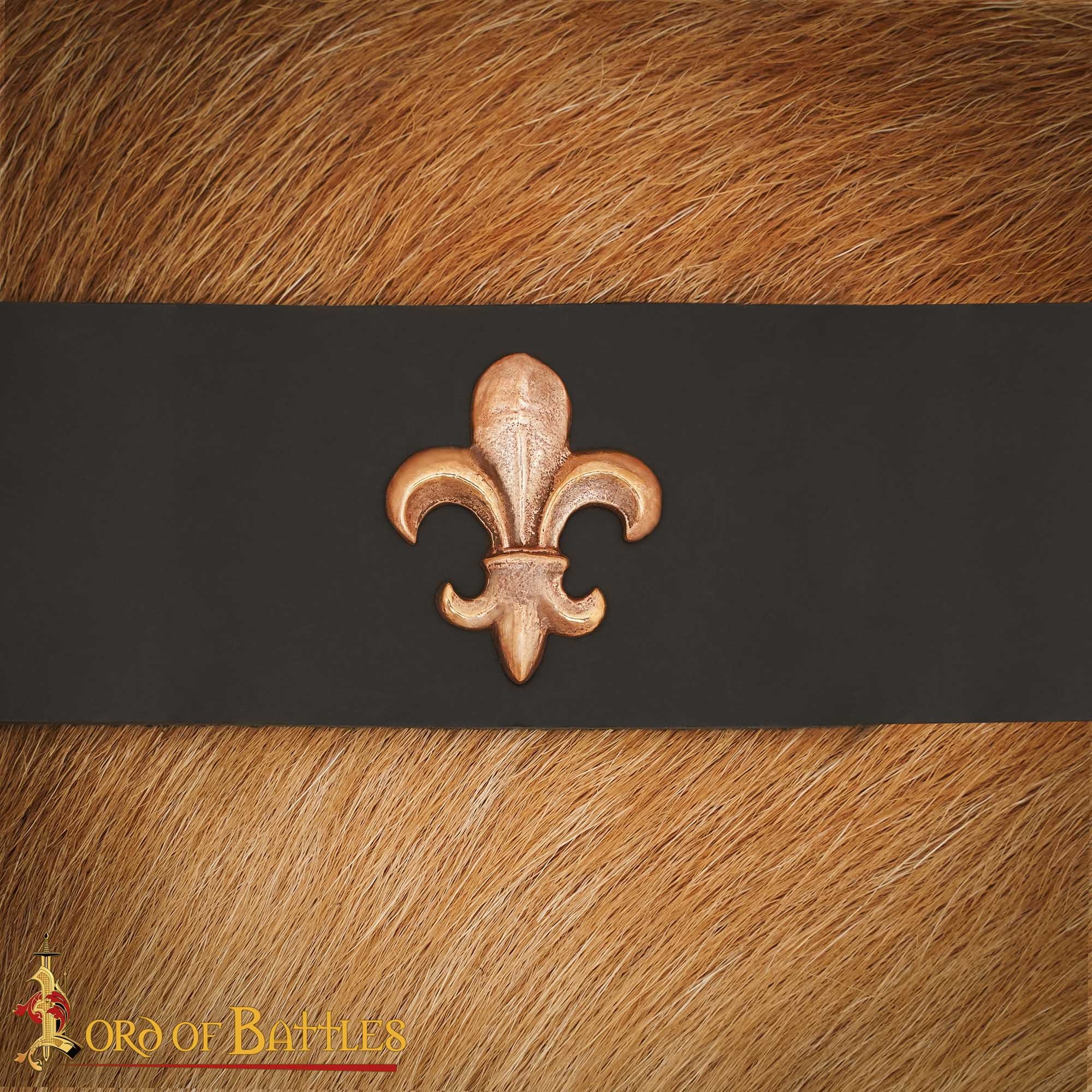 Broche para Cinturón Flor de Lis de Bronce Fundido a la Cera Perdida - Image 5