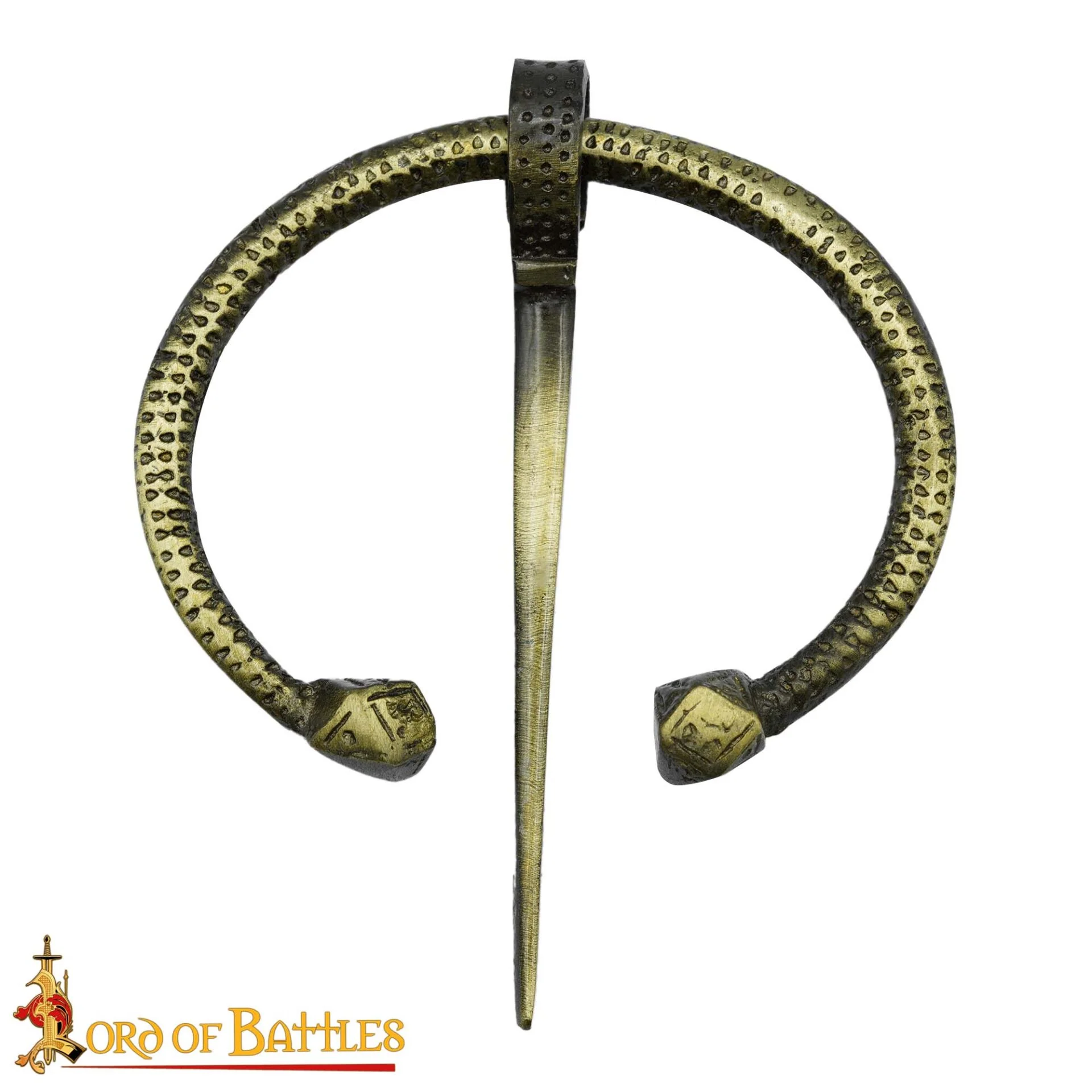 Broche Penannular de Latón Antiguo - Capa Vikinga - Image 12