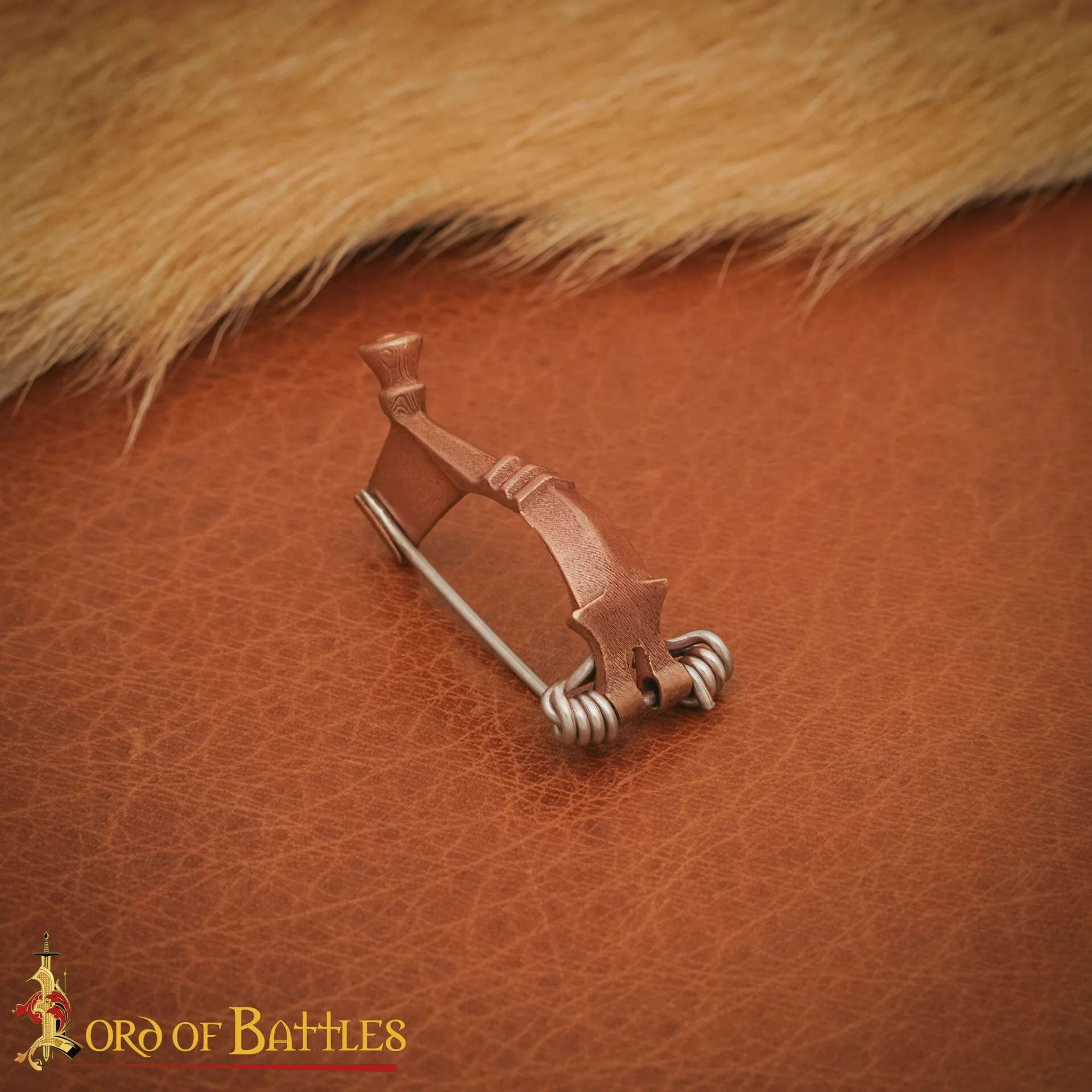 Broche Romano del Peroné de la Rodilla del Siglo Ii-iii Alfiler de Capa de Bronce Fundido a la Cera Perdida - Image 4