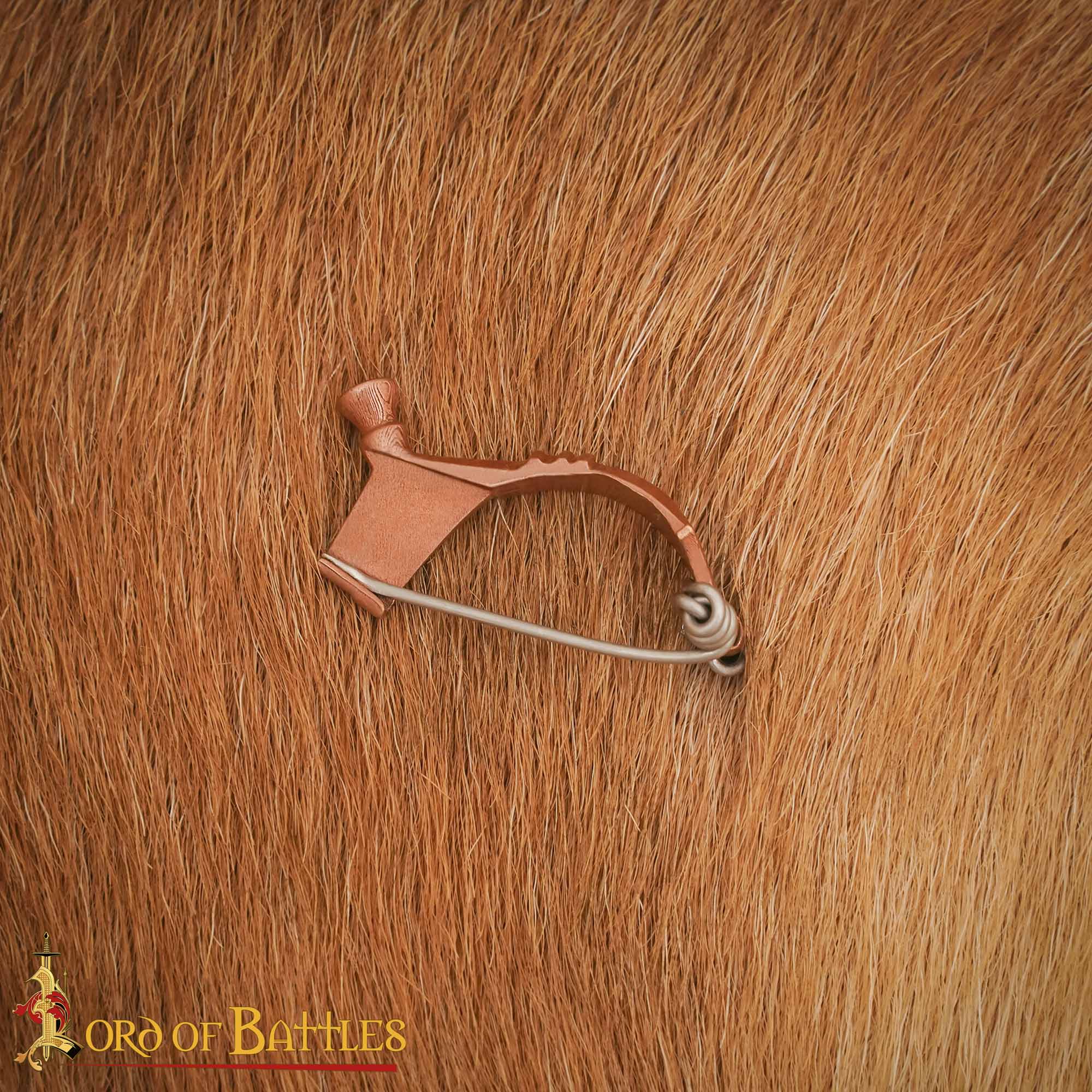 Broche Romano del Peroné de la Rodilla del Siglo Ii-iii Alfiler de Capa de Bronce Fundido a la Cera Perdida - Image 5