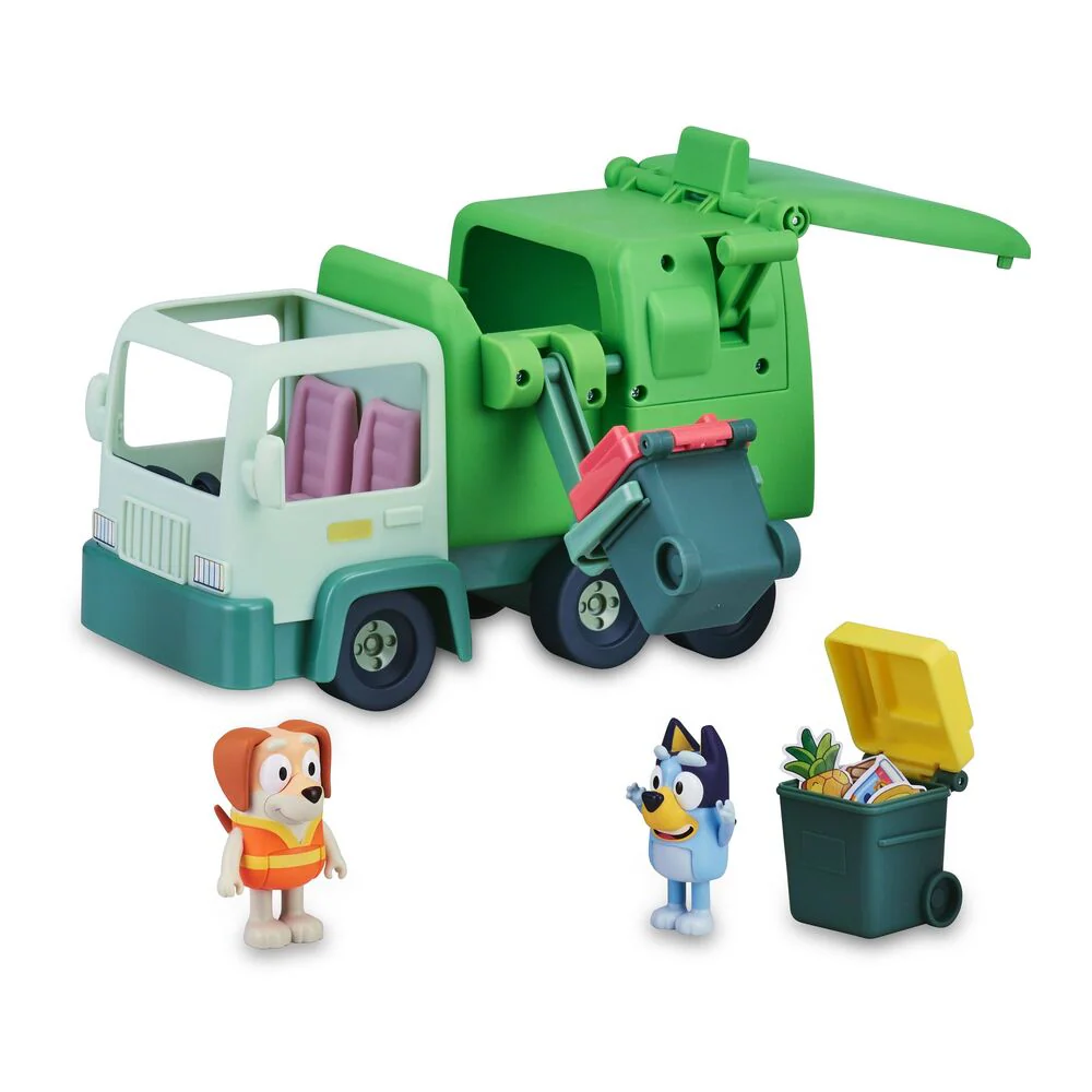 Camion De Basura + Figuras Bluey