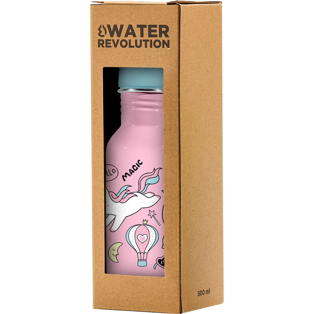 Cantimplora Acero Inoxidable Unicornio Water Revolution 500Ml