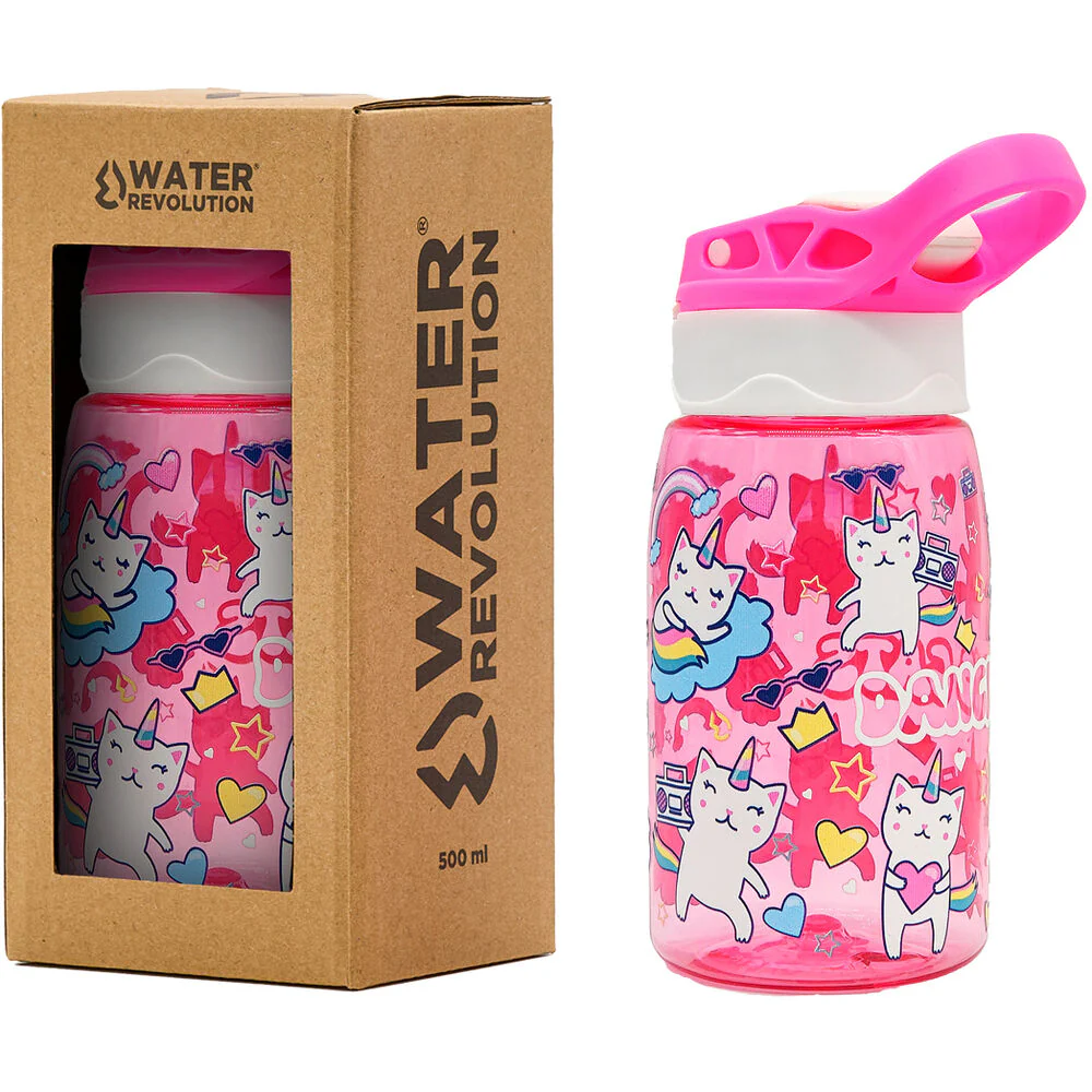 Cantimplora Gatos Bailarines Water Revolution 500Ml Tritan - Image 2