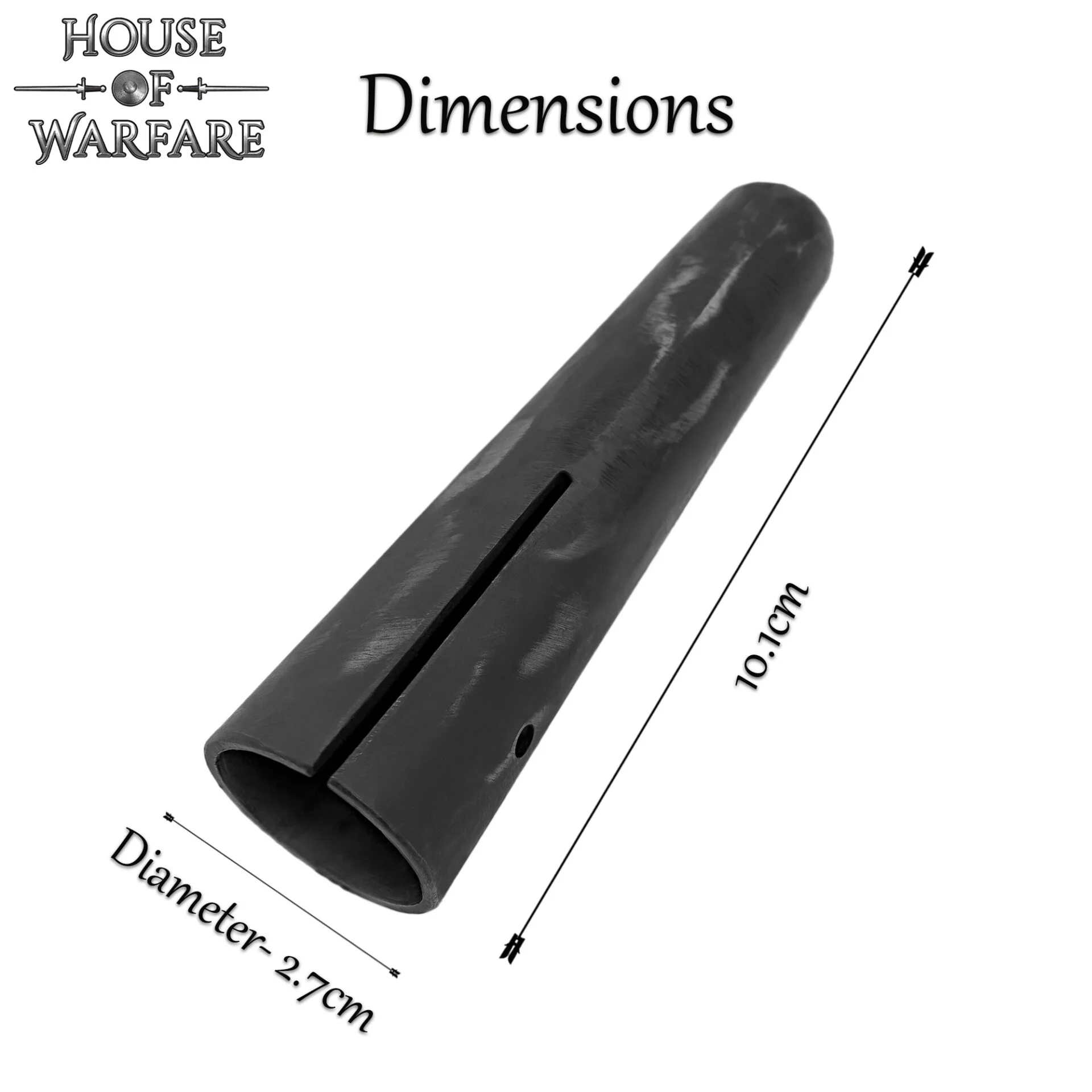 Caperuza Roma Forjada a Mano 10 Cm - Caperuza de Punta de Asta de Lanza - Accesorio para Arma de Asta de Recreación Medieval - Diámetro 3,3 Cm - Image 2