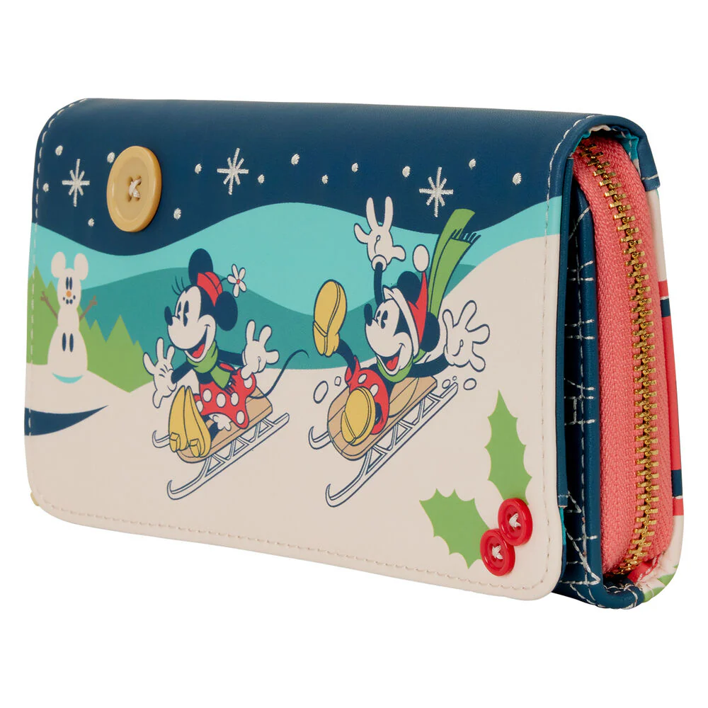 Cartera Mickey & Minnie Holiday Disney Loungefly - Image 2