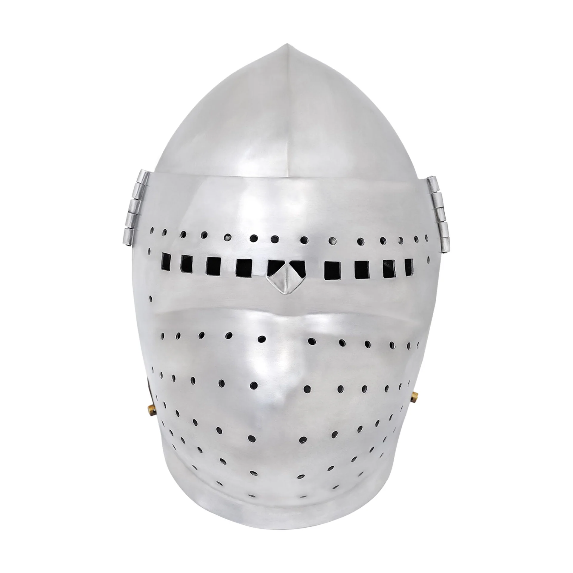 Casco Bascinet de Visera Completa del Siglo Xiv, Calibre 16