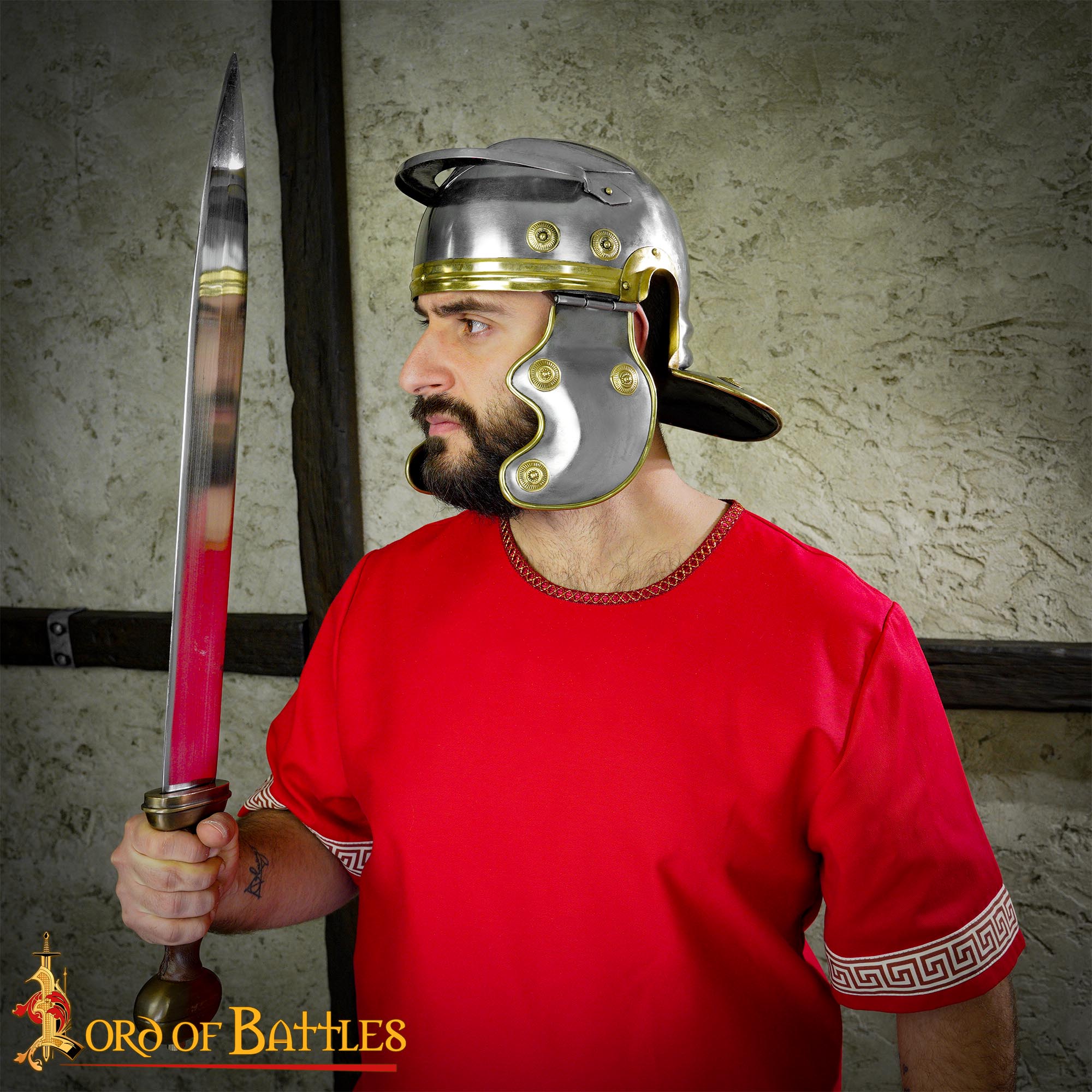 Casco de Acero de Legionario del Antiguo Imperio Romano - Image 2