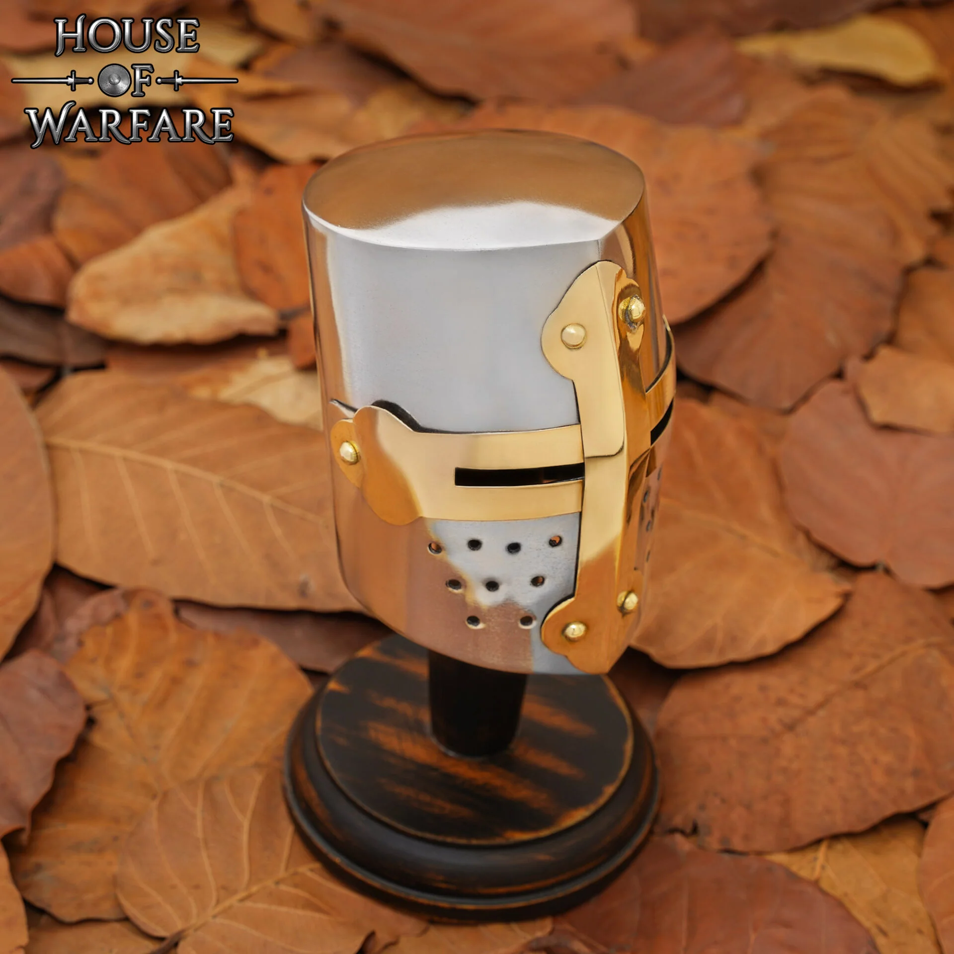 Casco de Caballero Artesanal - Miniatura Decorativa - Image 5