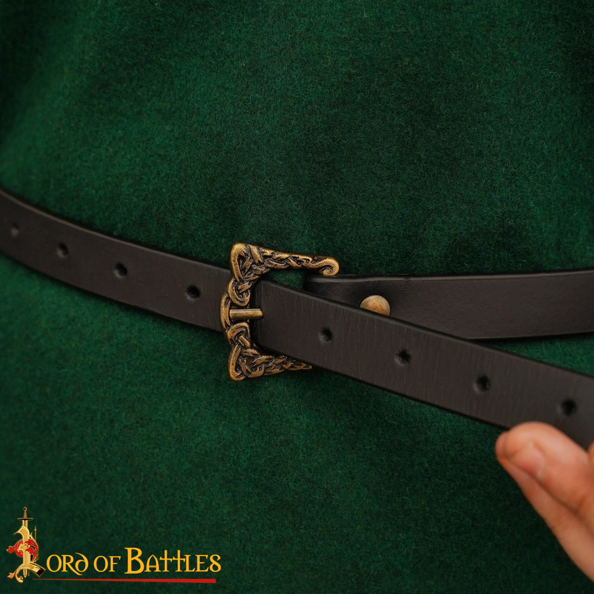 Cinturón de Cuero Genuino Viking Warrior, 130 Cm - Discontinued - Image 6