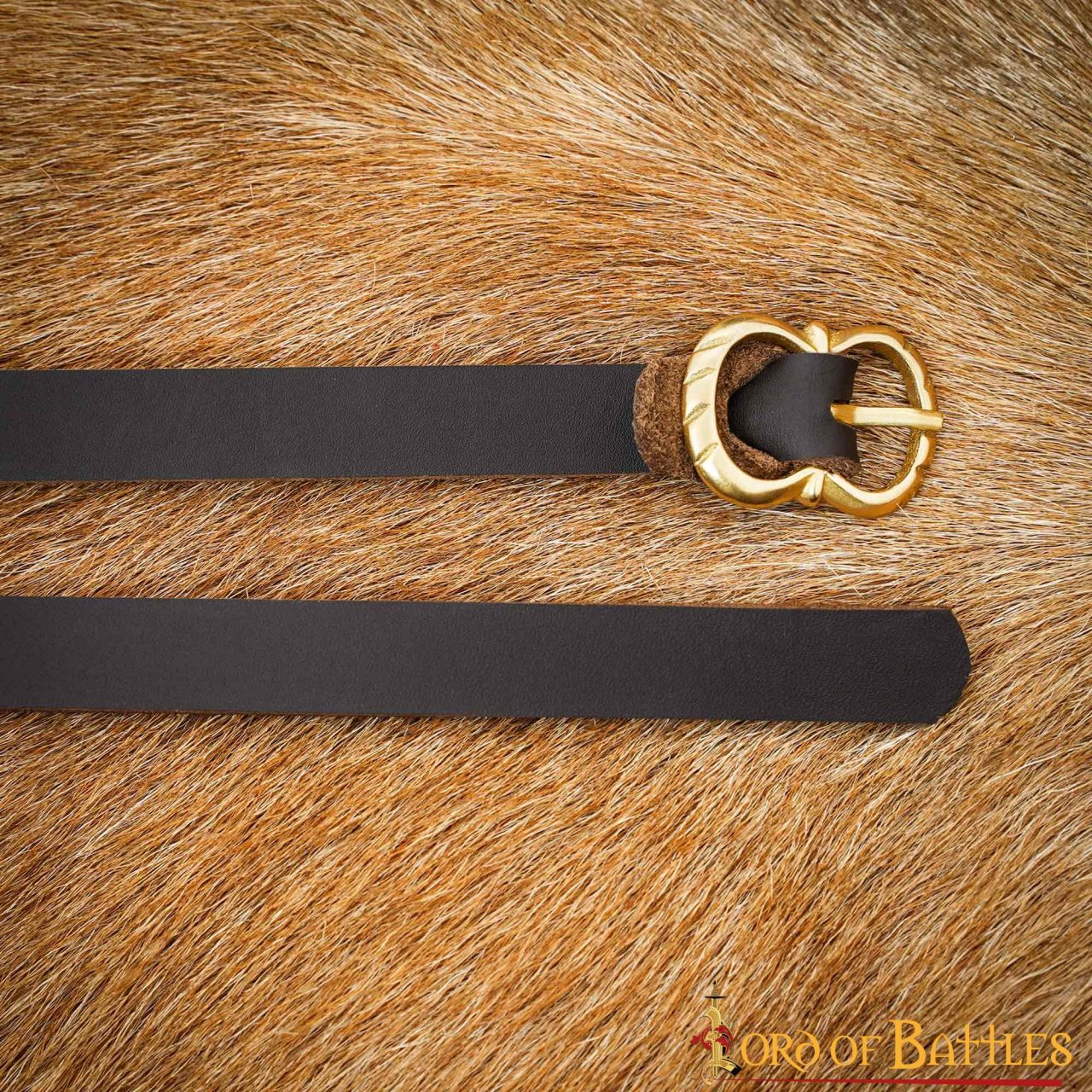 Cinturón de Cuero Liso para Reenactments Larp - Image 4