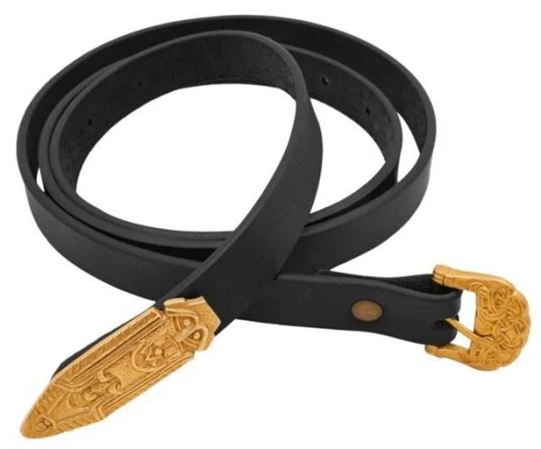 Cinturón de Guerrero Celta con Herrajes de Latón Macizo - Discontinued