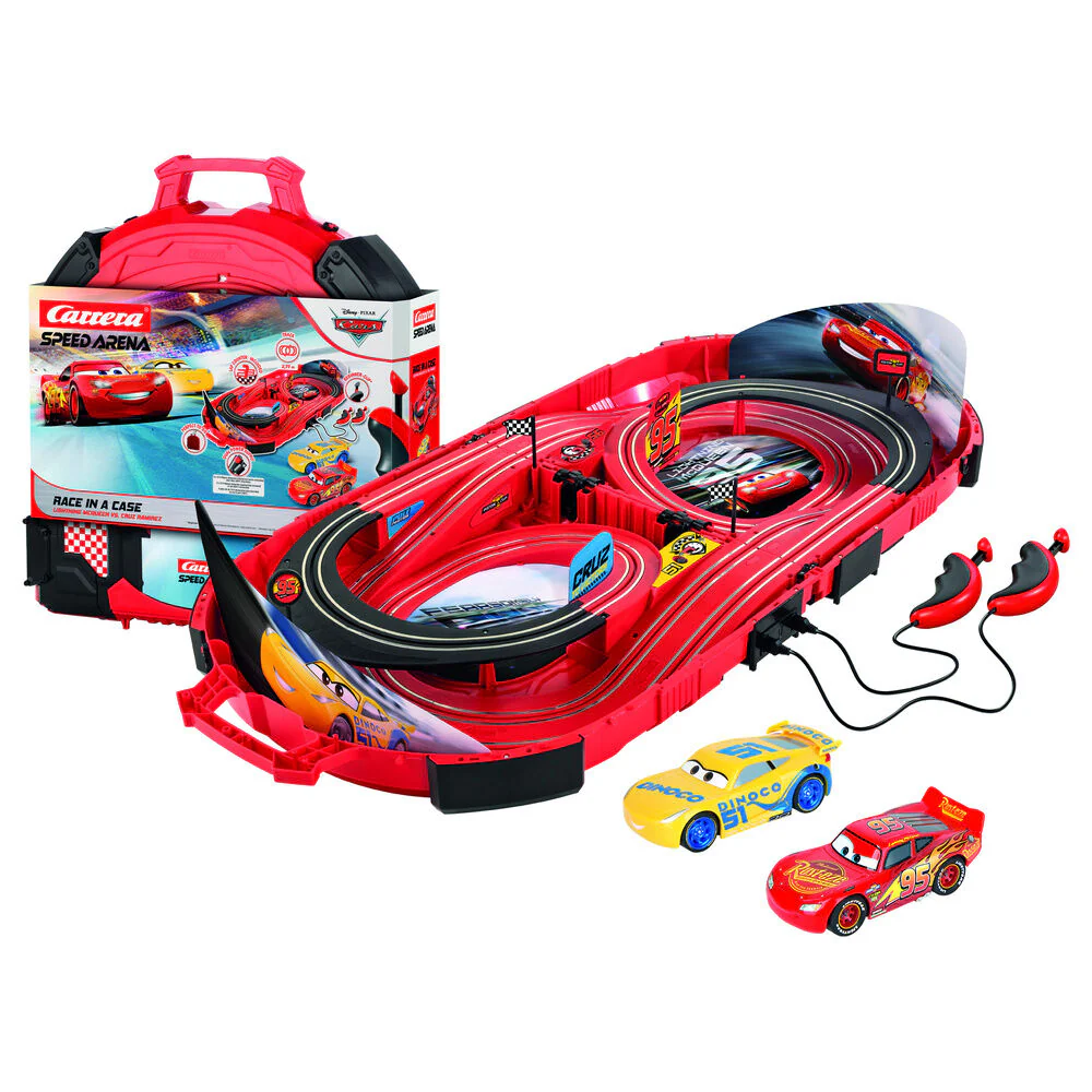 Circuito Carreras Race In A Case Cars Disney Pixar