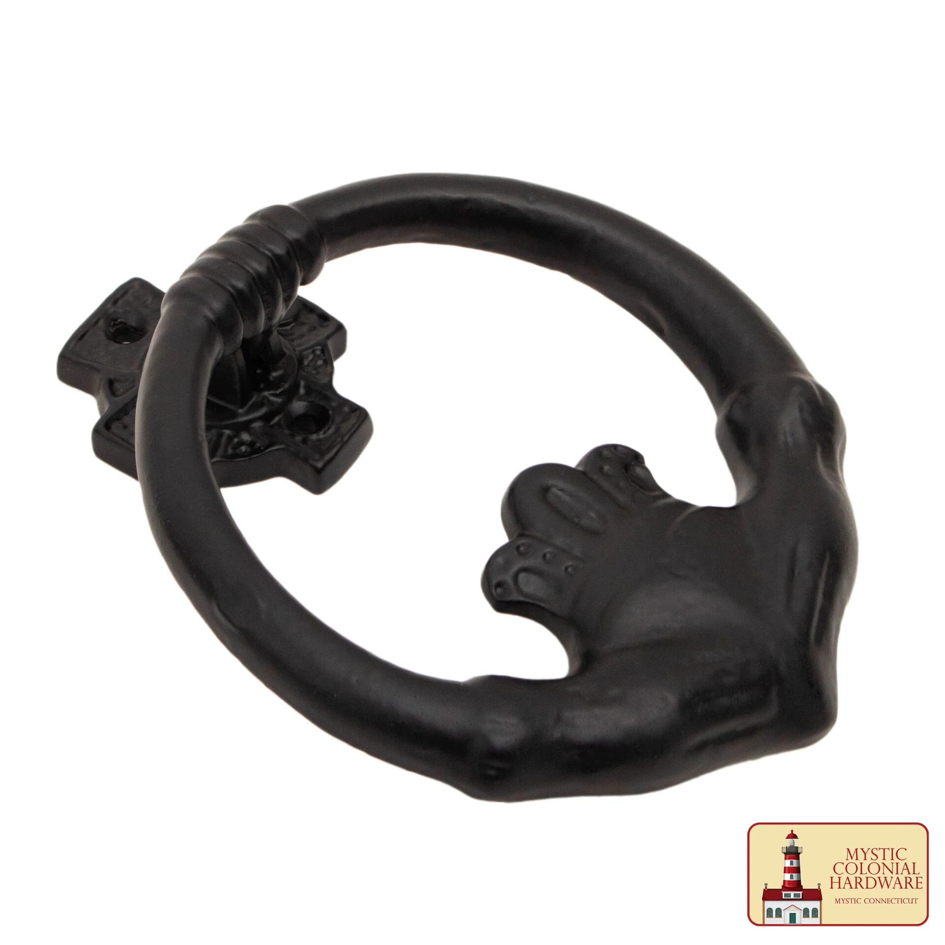 Claddagh Aldaba de Hierro Forjado Macizo Victoriana, Colonial, Retro, Steampunk, Gótica, Barroca Medieval - Image 6