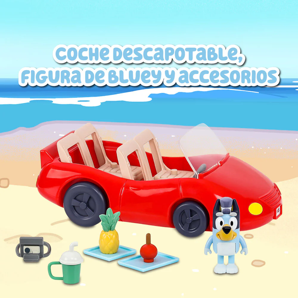 Coche Descapotable + Figura Bandit Bluey - Image 6
