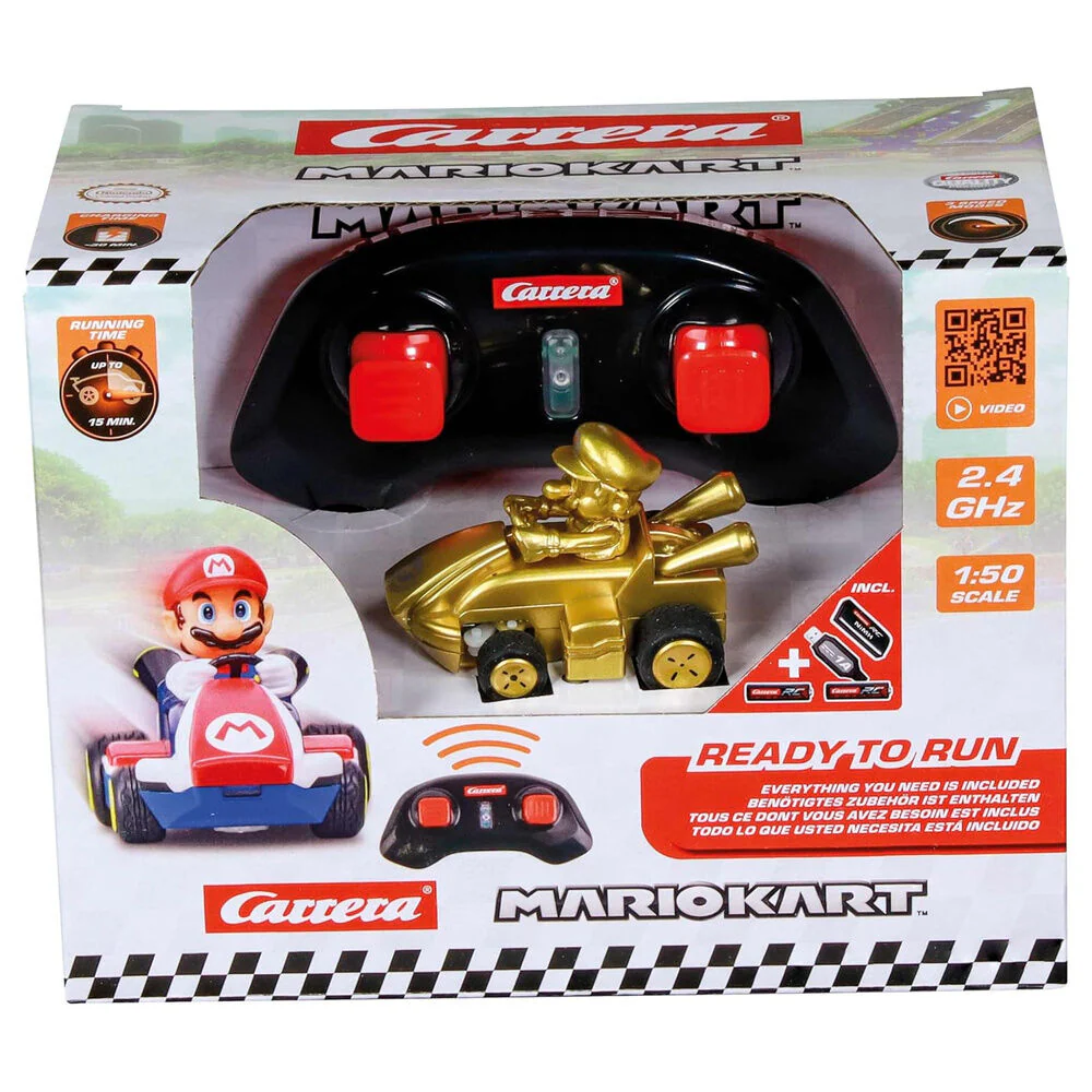 Coche Radio Control Mario Gold Mario Kart