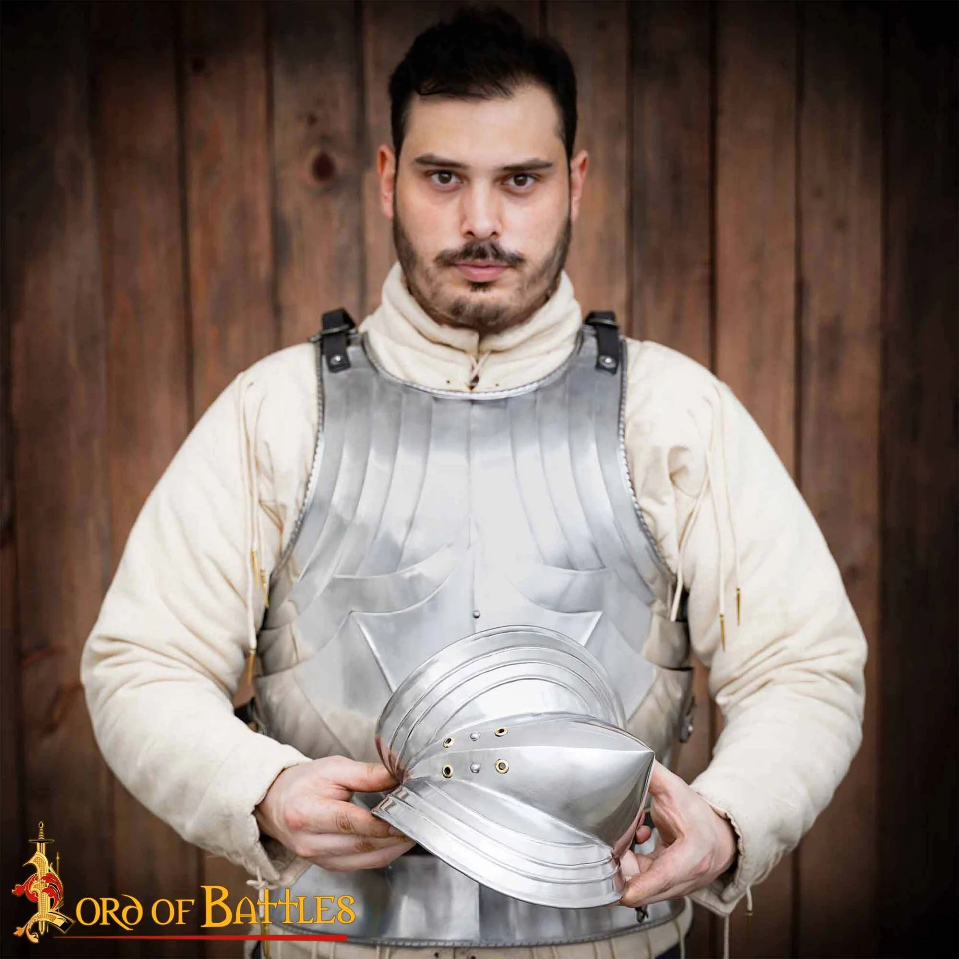 Codera Alemana del Siglo Xv Tipo a - Juego de Coderas de Acero Pulido de Calibre 18 - Protección Medieval