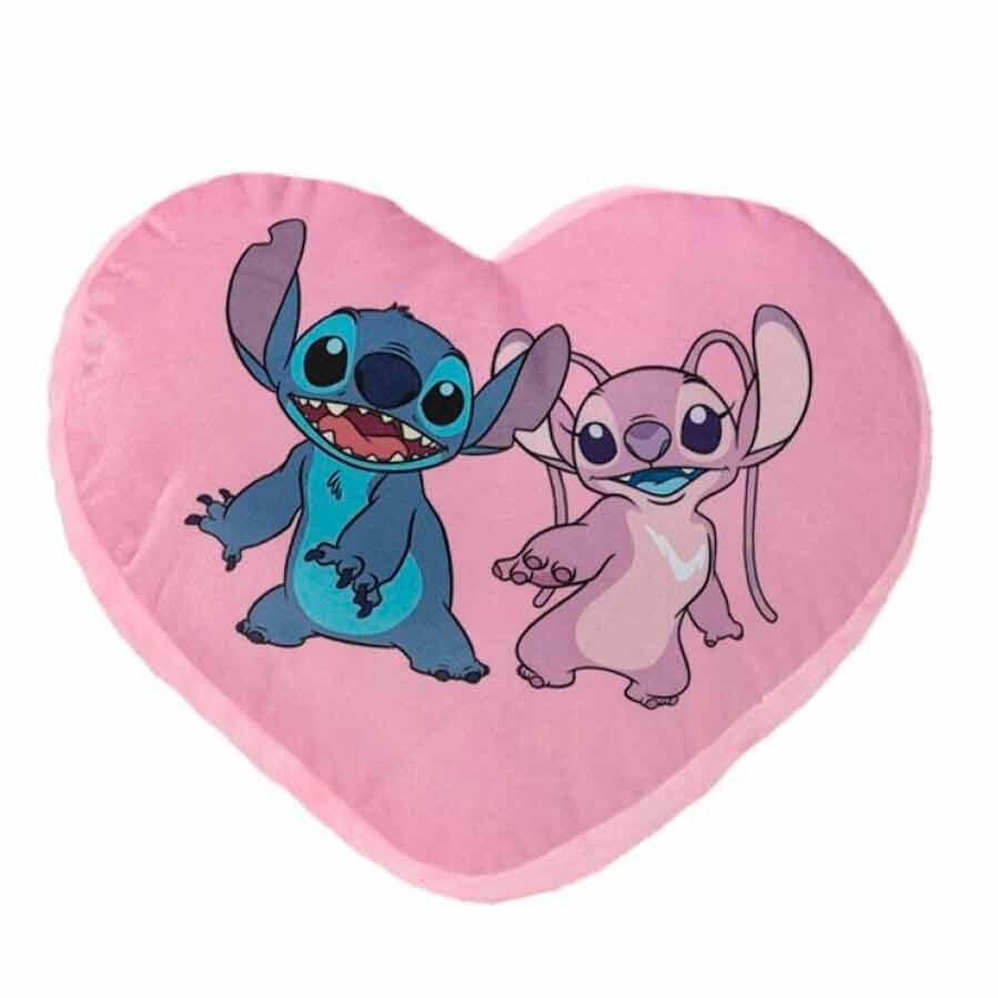 Cojin 3D Angel & Stitch Disney