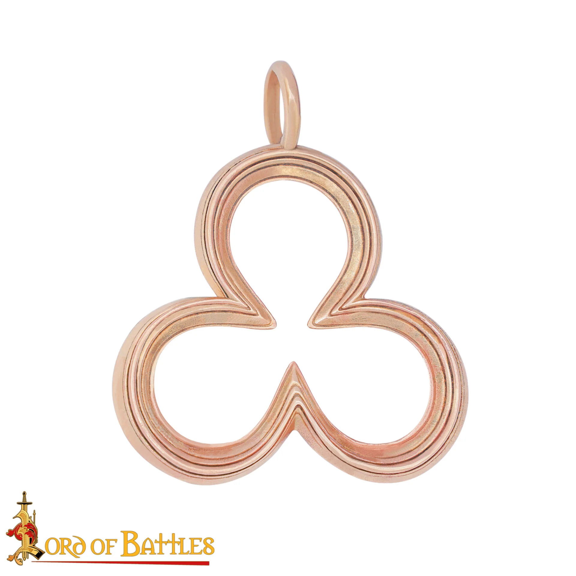 Colgante Medieval Trébol - Bronce Artesanal - Image 4