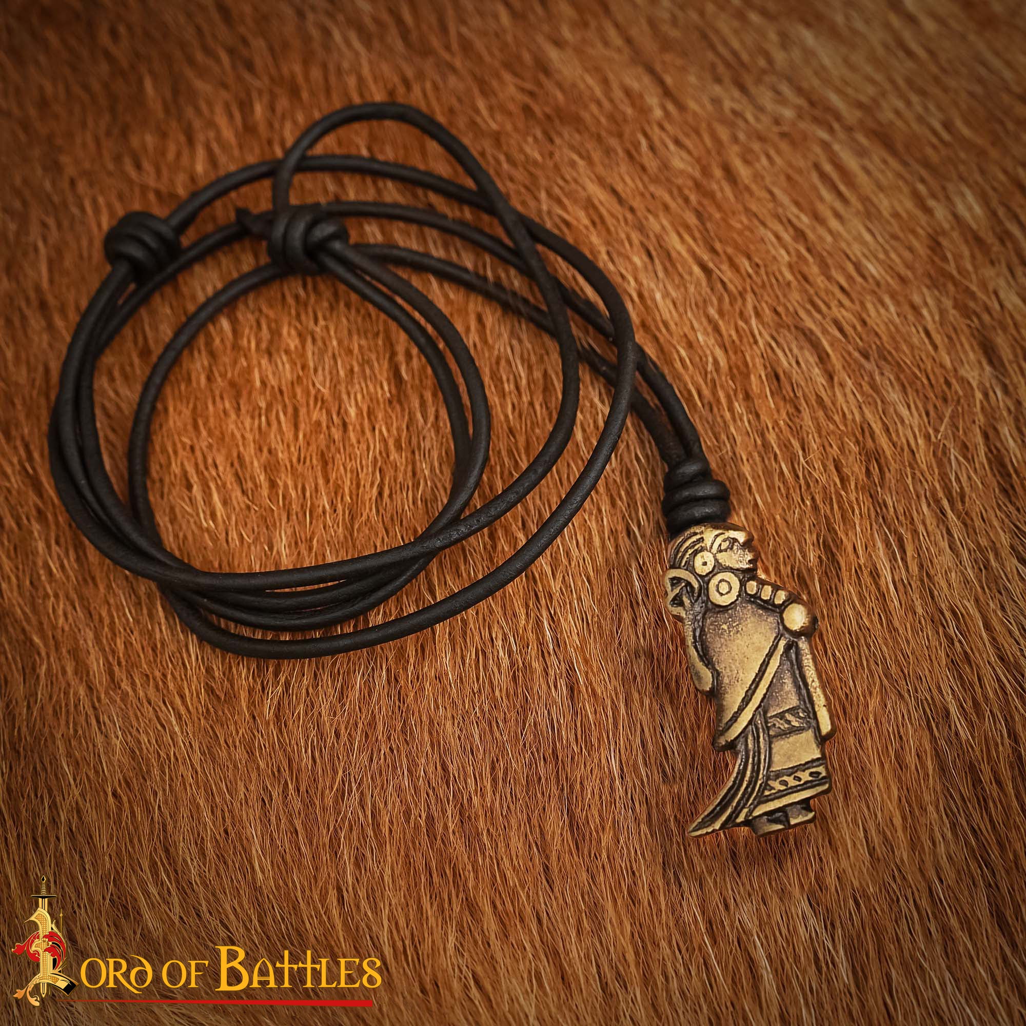 Collar Vikinga de Latón - Colgante Valquiria - Image 7