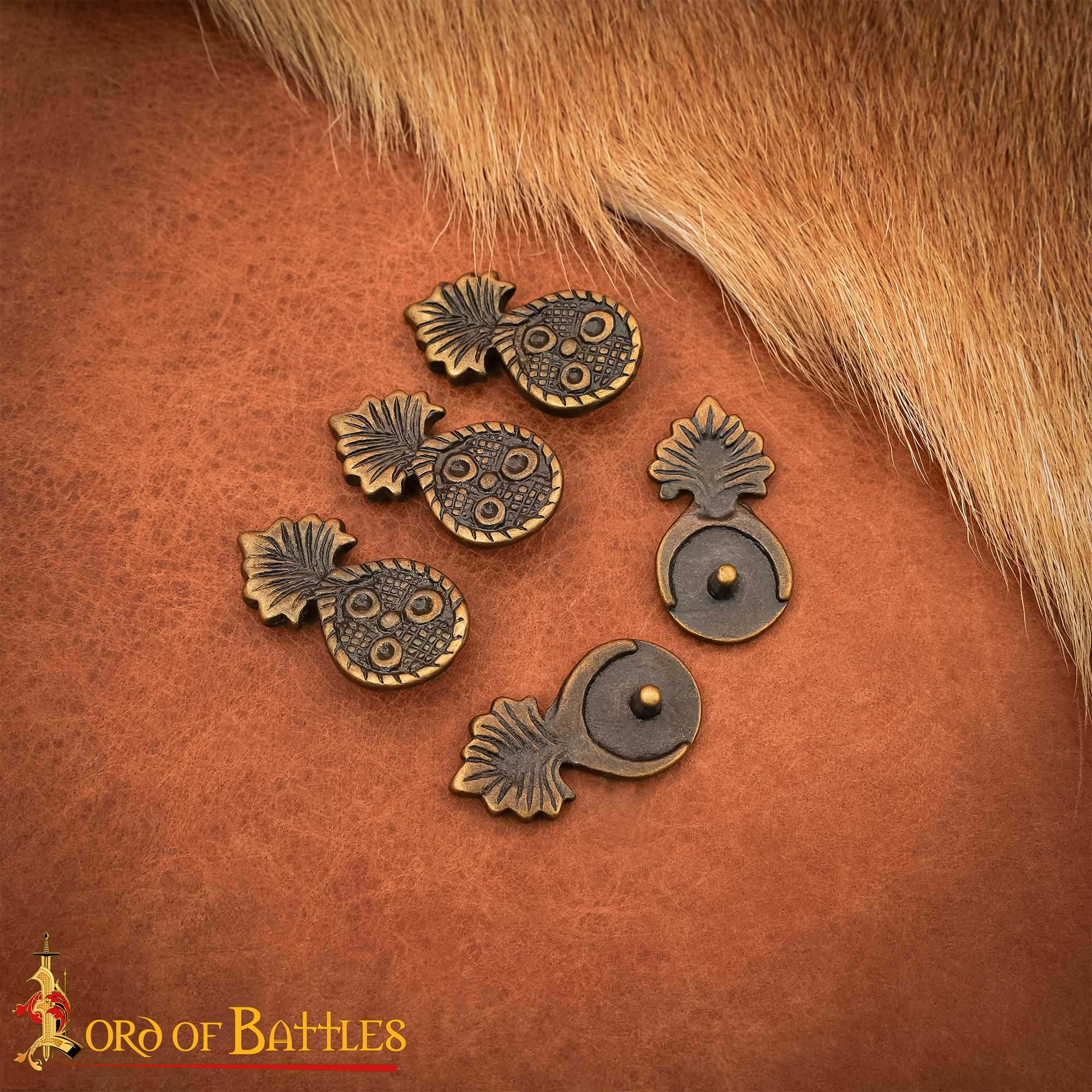 Conchos para Cinturón - Pack 5 Latón Antiguo - Image 5