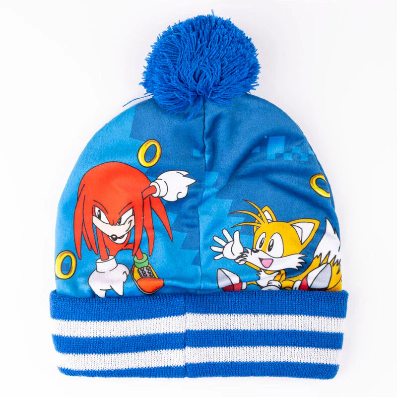 Conjunto Gorro Guantes Braga Cuello Sonic The Hedgehog - Image 2