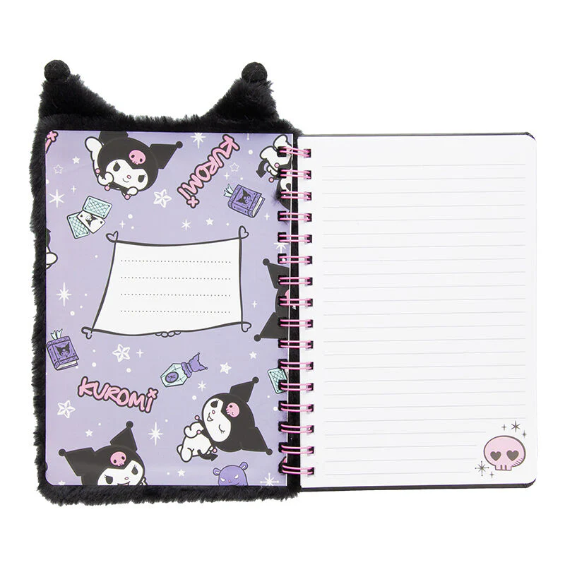 Cuaderno A5 Fluffy Kuromi Hello Kitty - Image 3