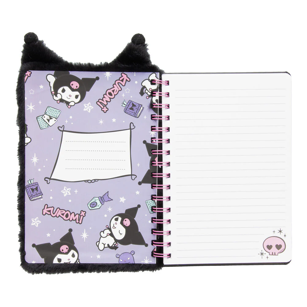Cuaderno A5 Fluffy Kuromi Hello Kitty - Image 4