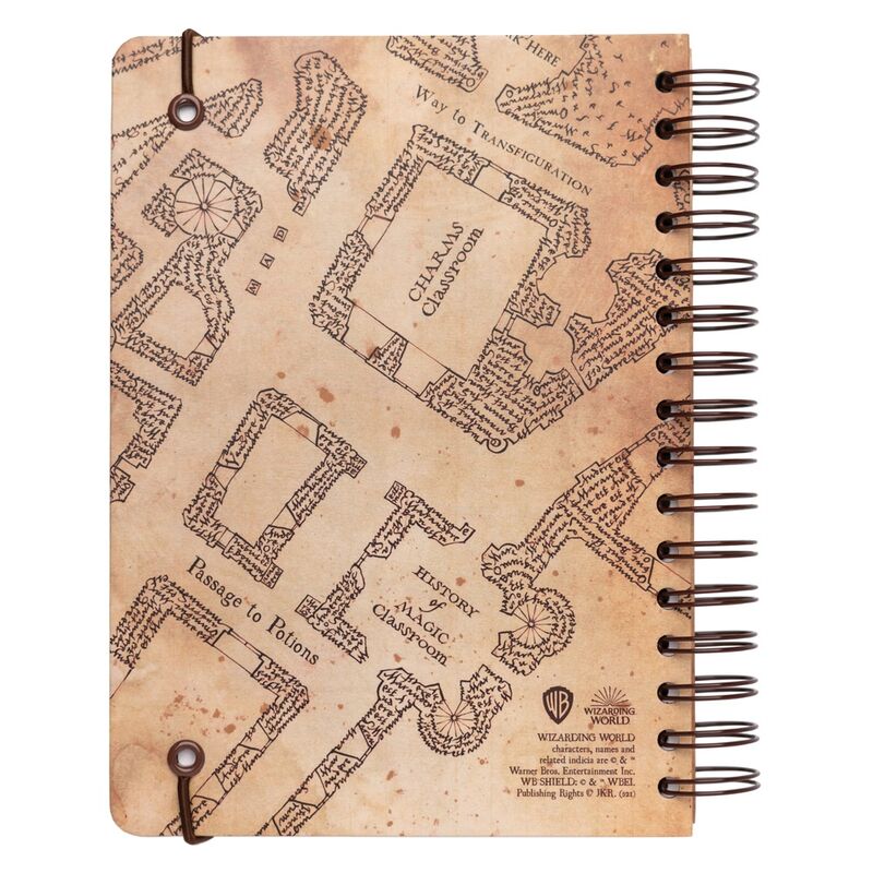 Cuaderno A5 Mapa Del Merodeador Harry Potter - Image 2