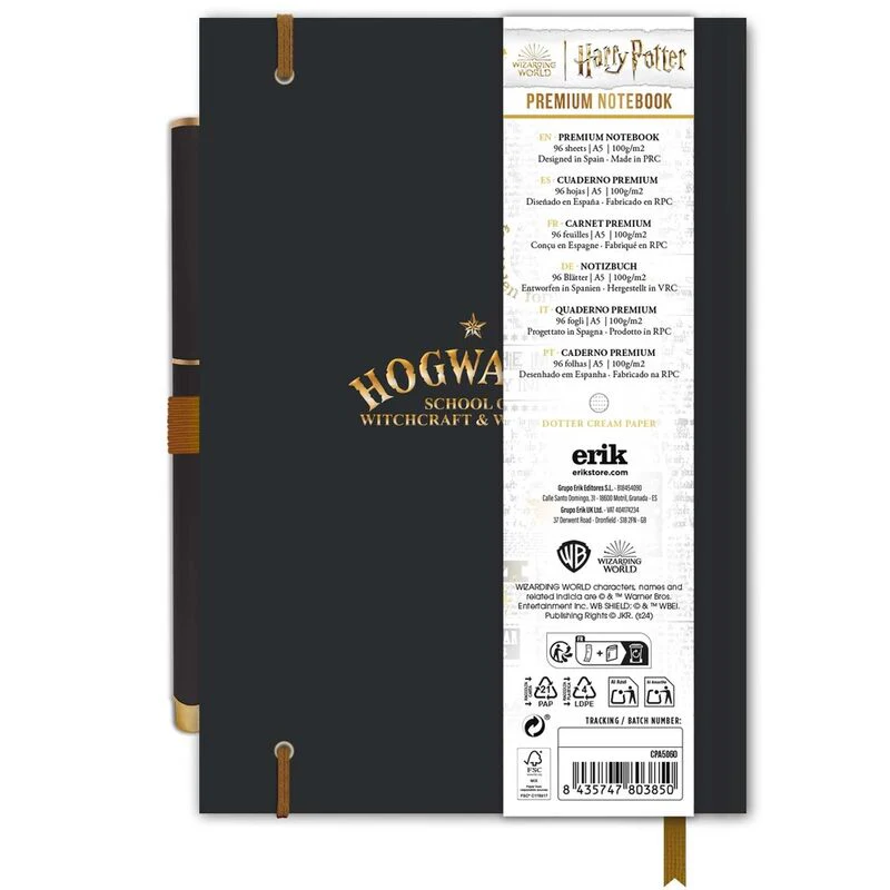 Cuaderno A5 Premium + Boligrafo Hogwarts Harry Potter - Image 2