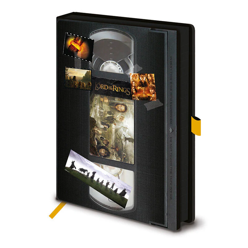 Cuaderno A5 Premium Vhs El Señor De Los Anillos