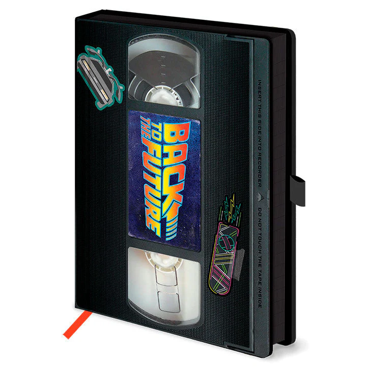 Cuaderno A5 Premium Vhs Regreso Al Futuro