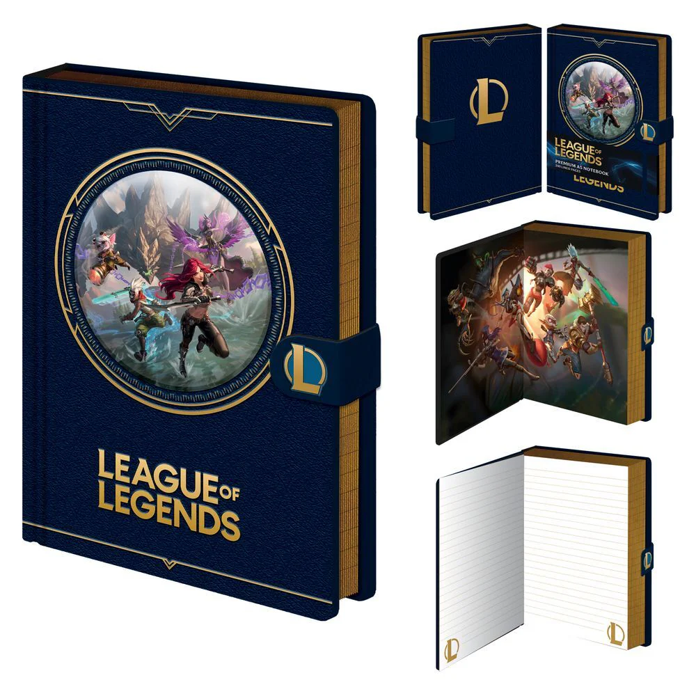 Cuaderno Premium League Of Legends
