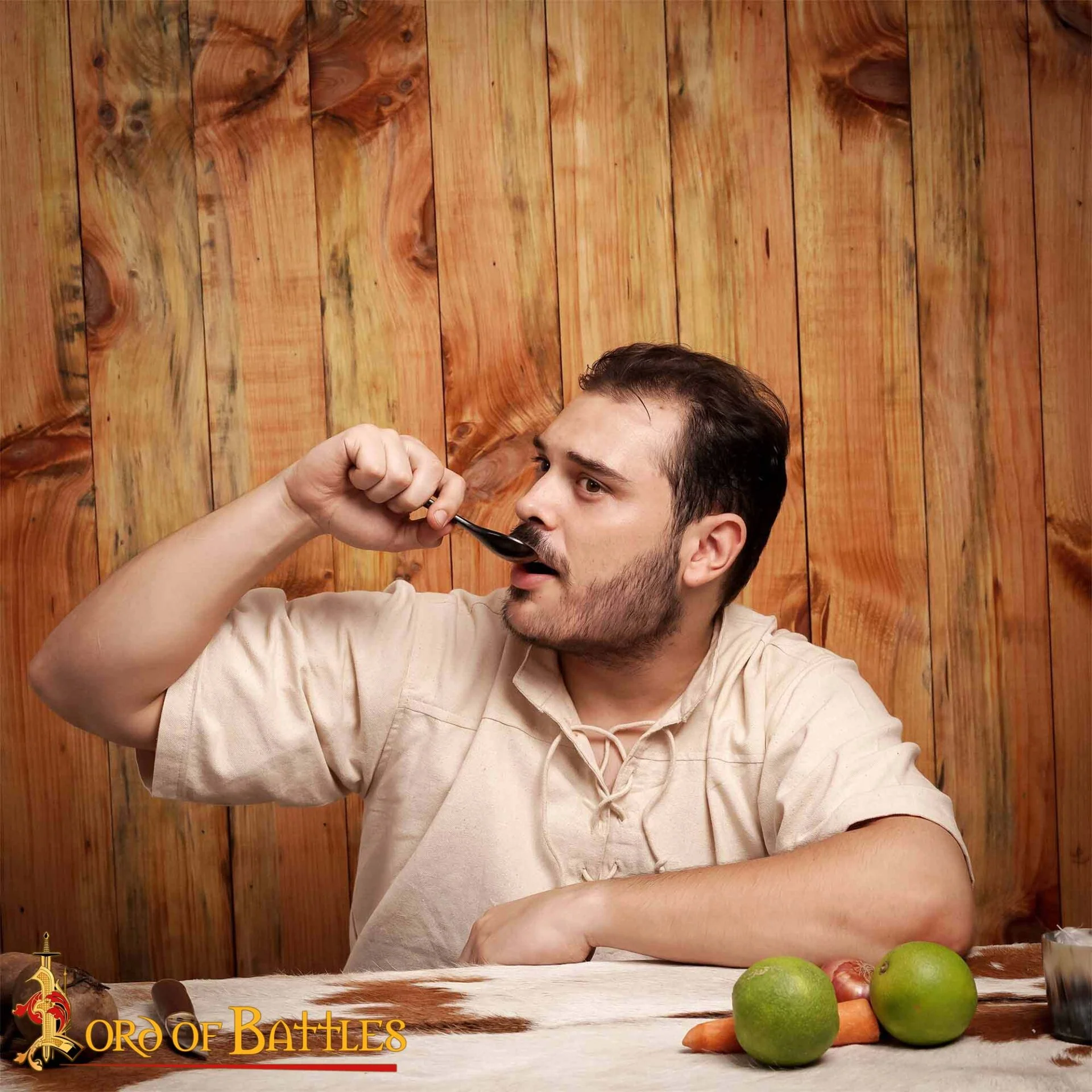 Cuchara Medieval de Cuerno - Hecha a Mano con Cuerno de Buey Natural - Image 2