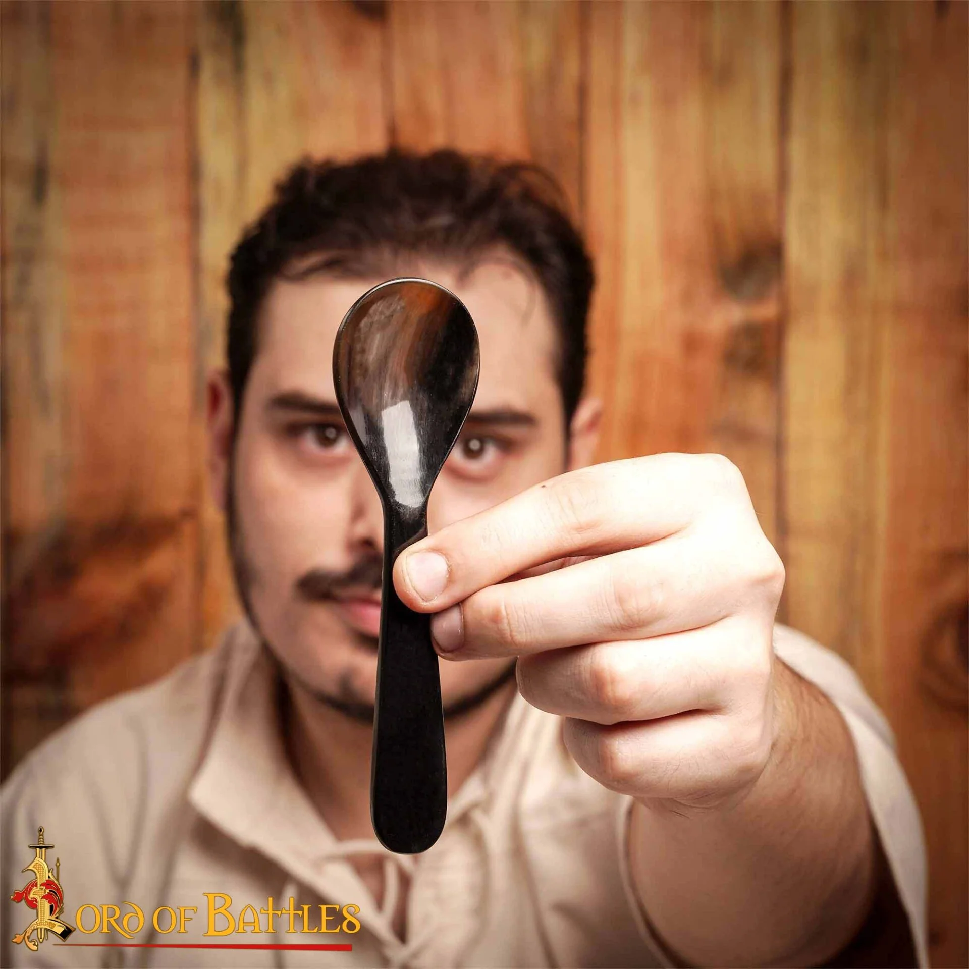 Cuchara Medieval de Cuerno - Hecha a Mano con Cuerno de Buey Natural - Image 7