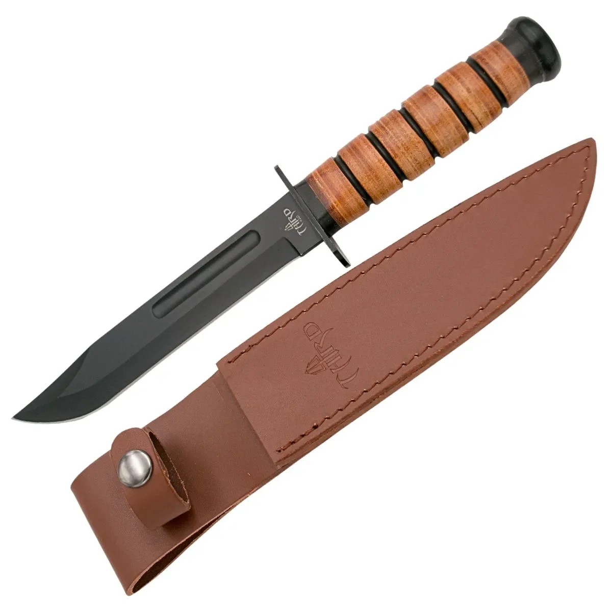 Cuchillo Táctico Third  Acero Inoxidable 420 Acabado Negro