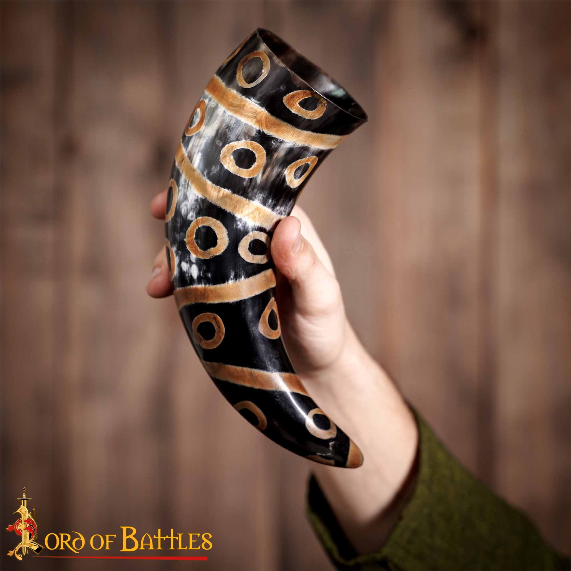 Cuerno Medieval para Beber 400 - 500 Ml Cuerno de Buey Auténtico Hecho a Mano - Image 5