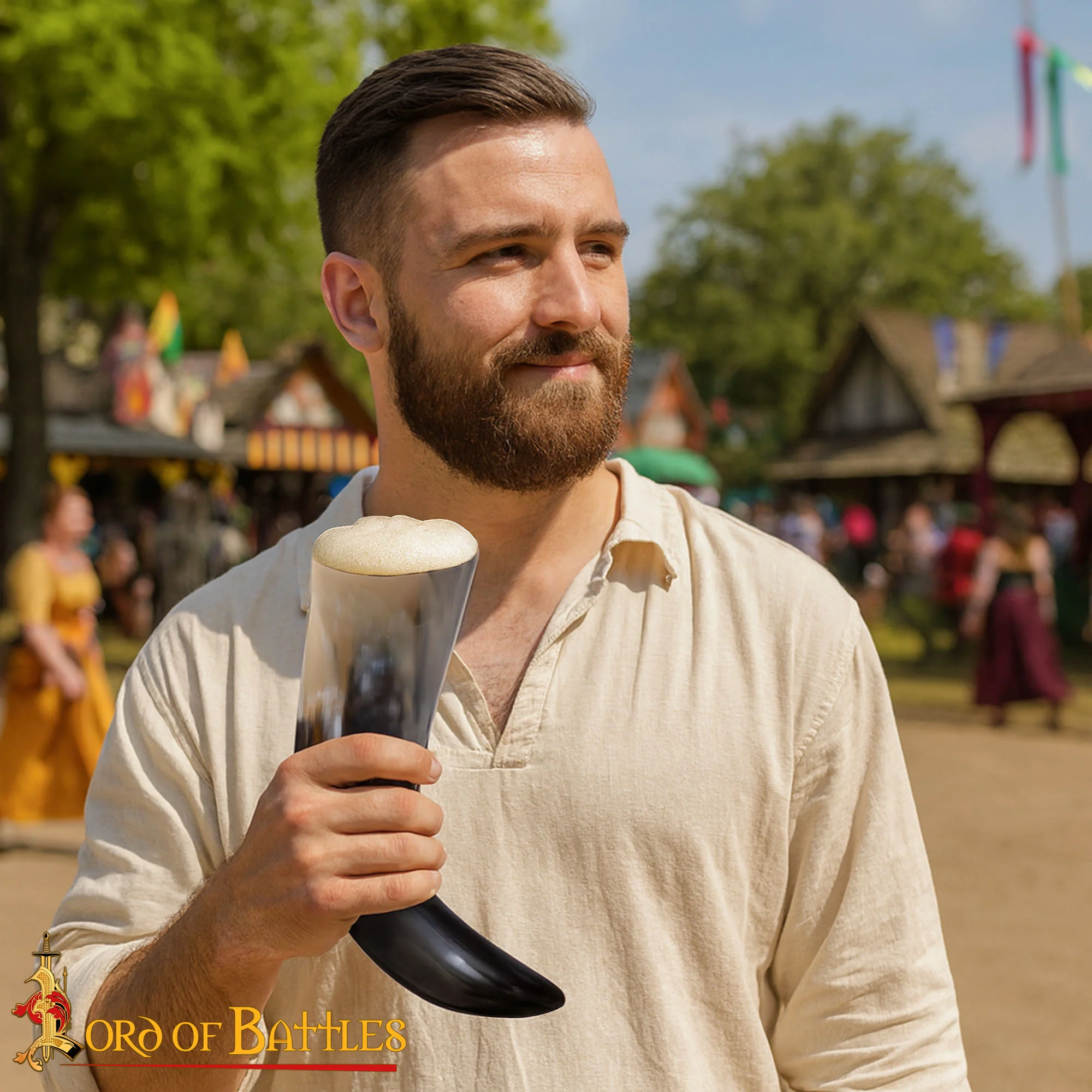 Cuerno Vikingo Artesanal - 1000 Ml de Capacidad
