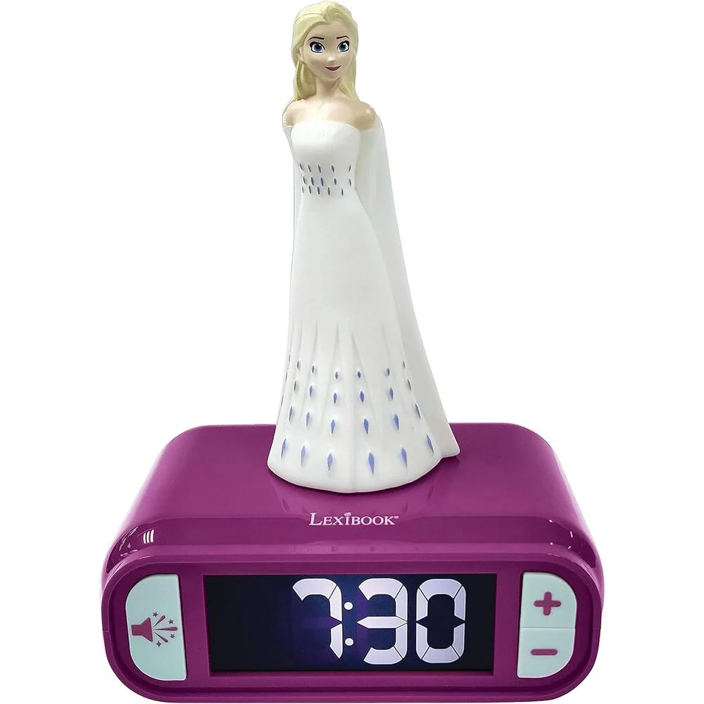 Despertador Digital Luz Nocturna Elsa Frozen Disney