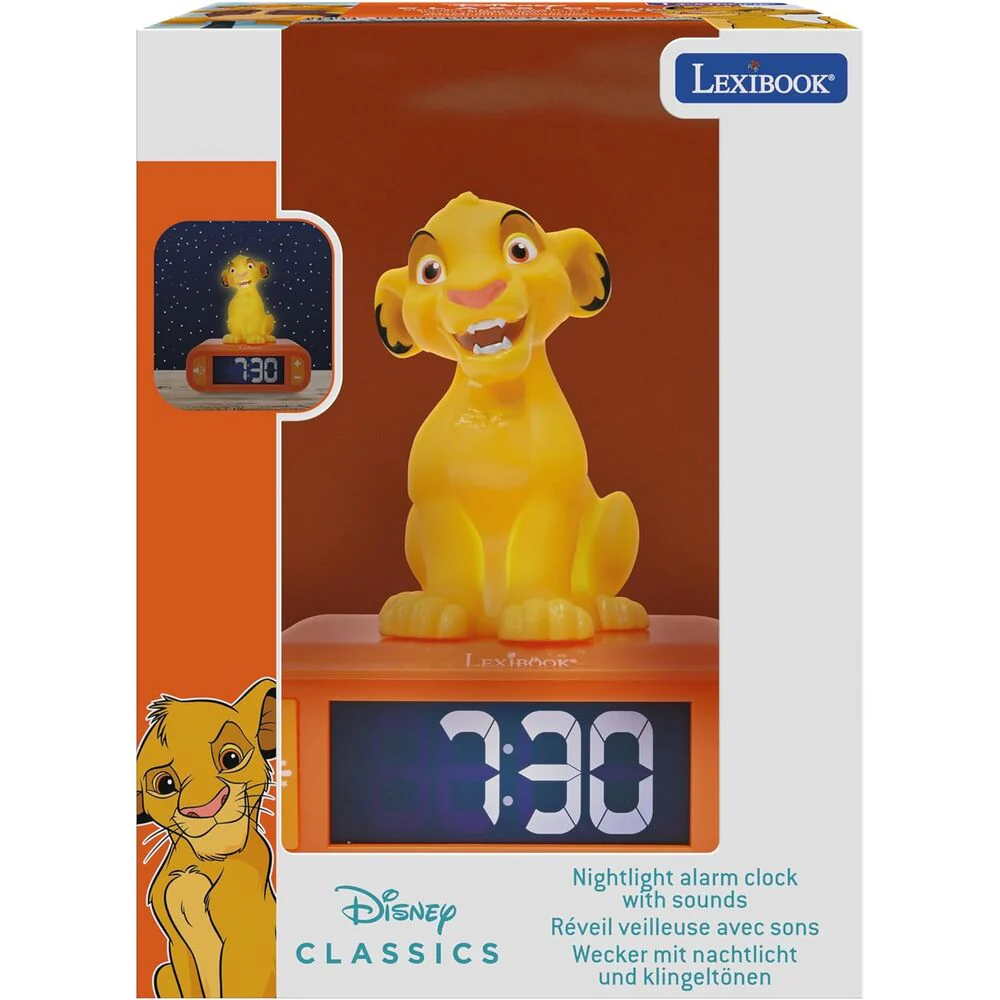 Despertador Digital Luz Nocturna Simba El Rey Leon Disney - Image 2