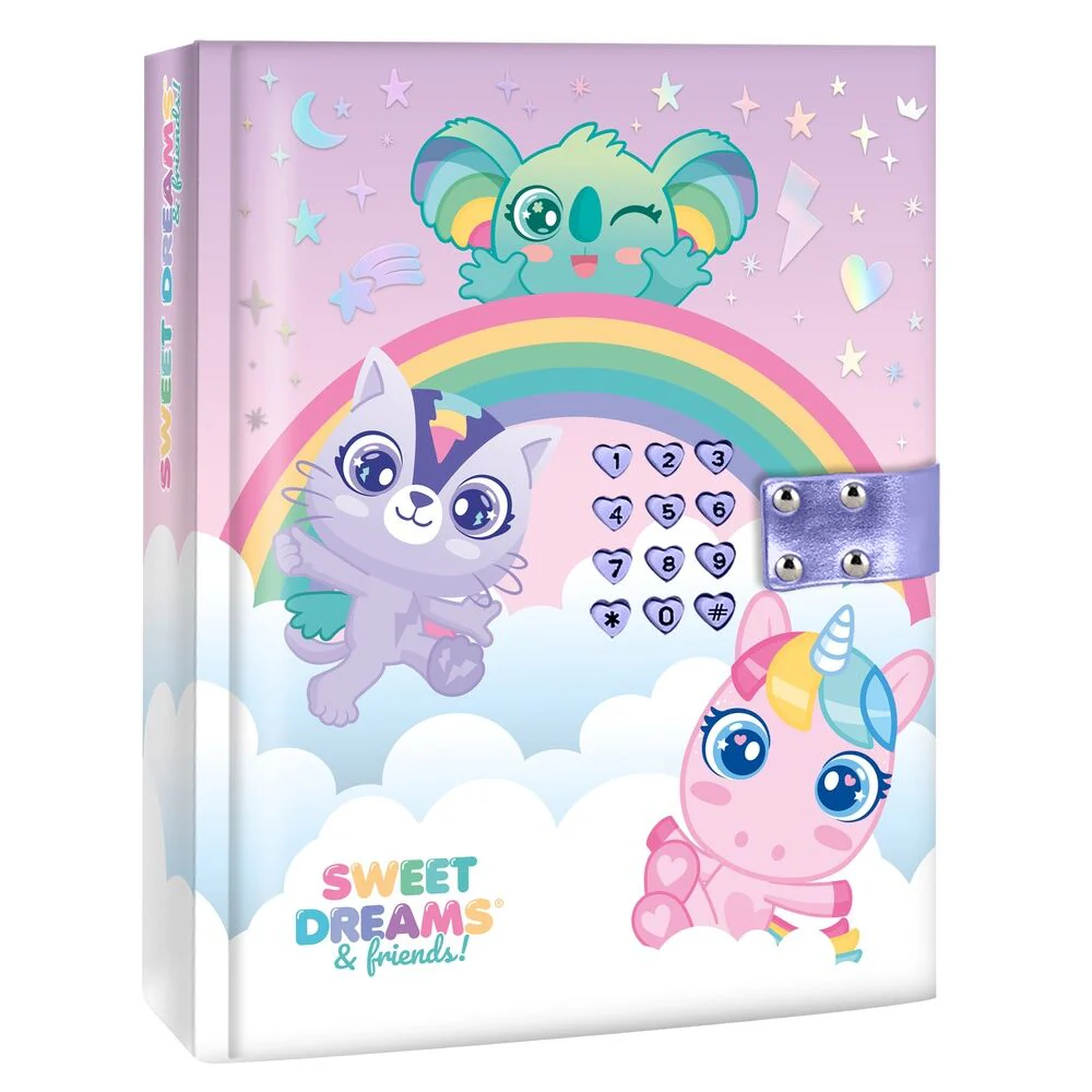 Diario Con Codigo Sweet Dreams