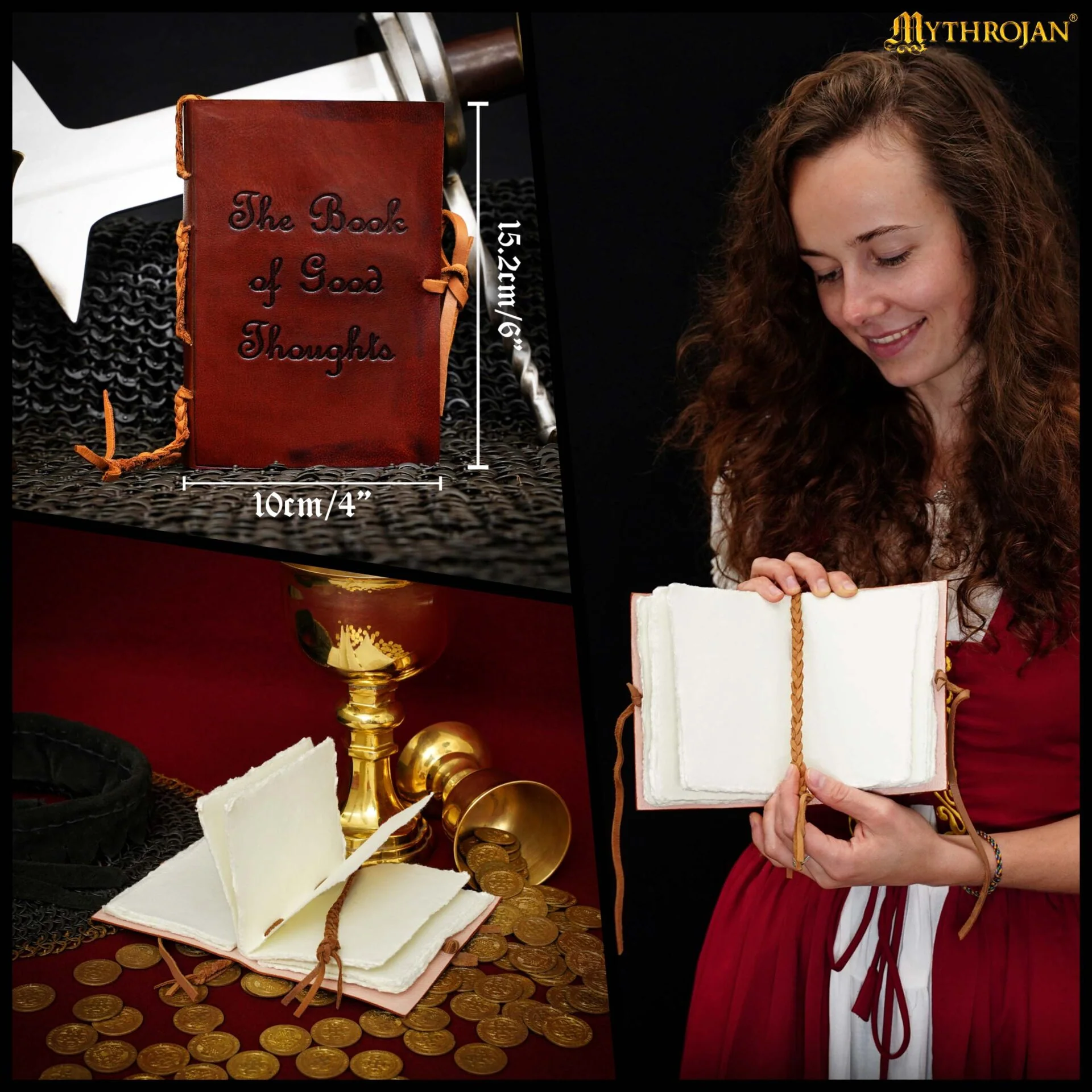 Diario De Cuero Medieval - Hecho a Mano - Image 6