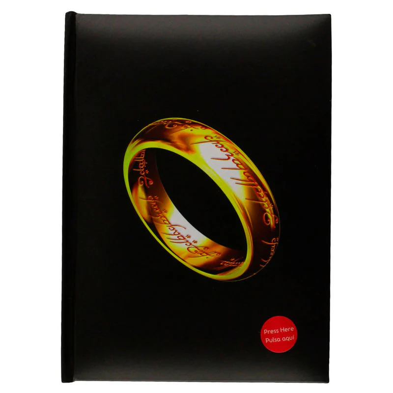 Diario Luz Anillo Unico El Señor De Los Anillos