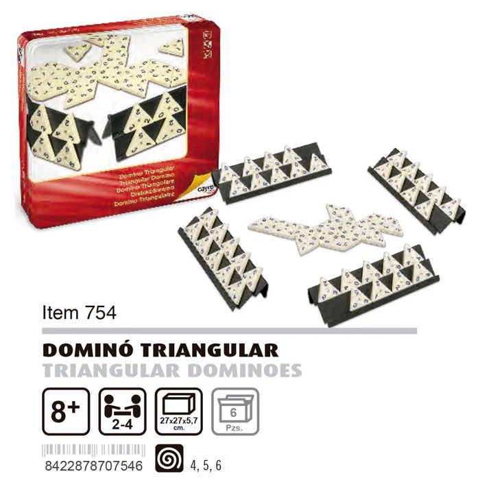 Domino Triangular Caja Metal - Image 3