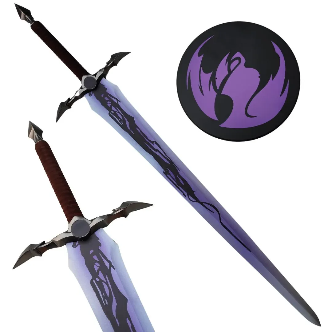 Espada Larga del Rey Demonio Réplica Decorativa Solo Leveling - Image 4