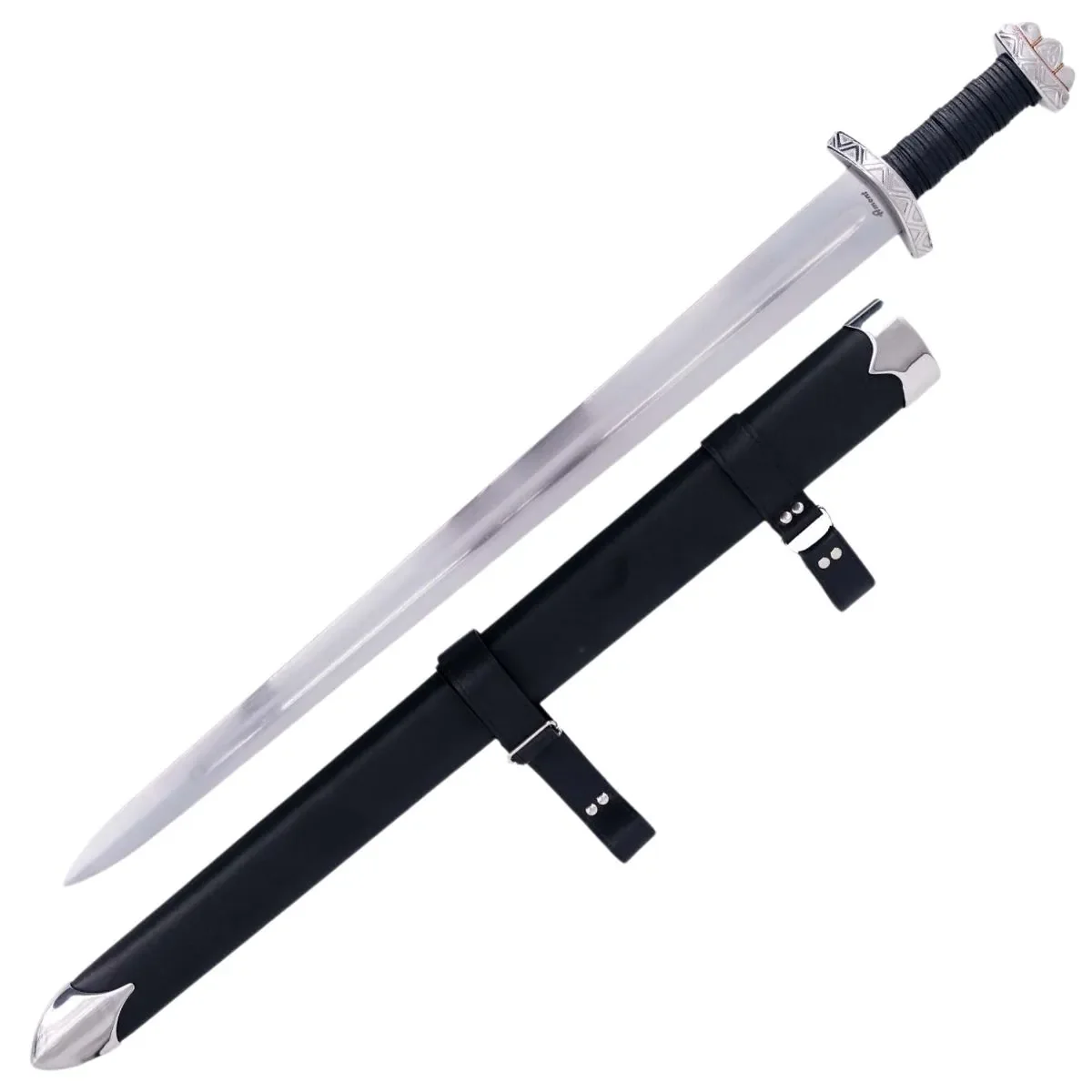 Espada Vikinga Funcional de Acero al Carbono 1065 - Image 2