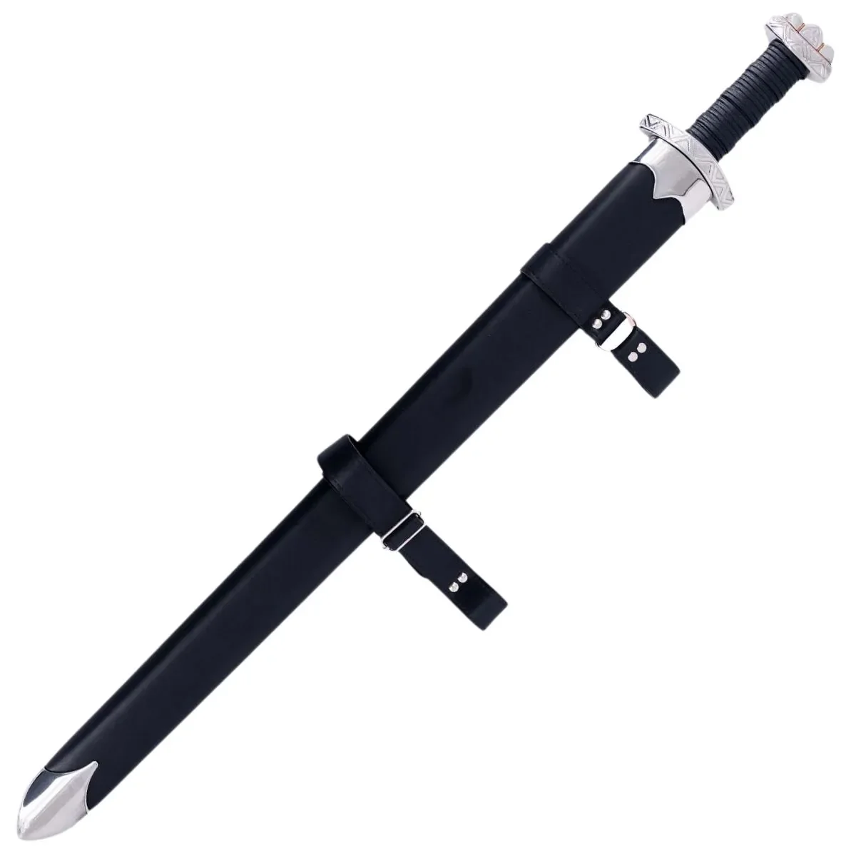 Espada Vikinga Funcional de Acero al Carbono 1065 - Image 3