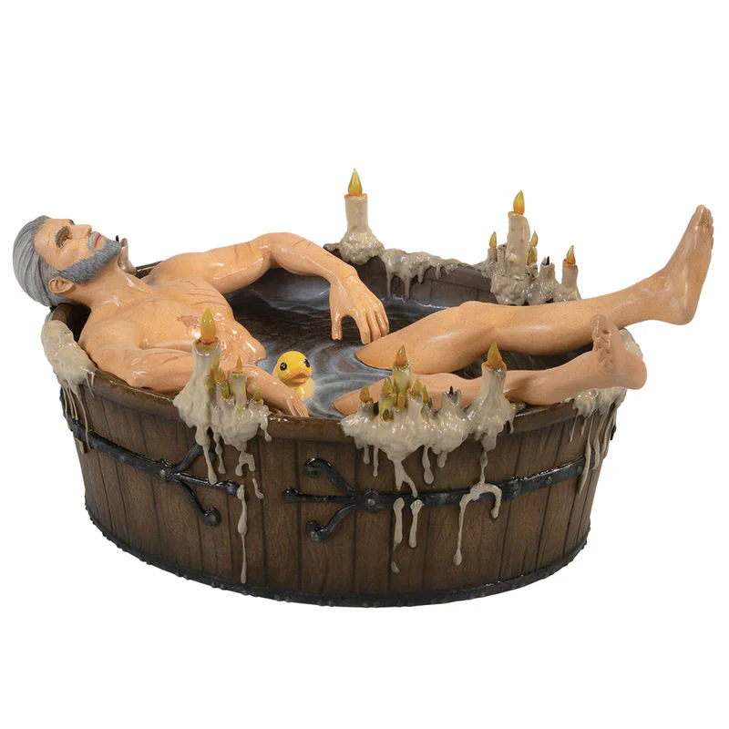 Estatua Geralt En Bañera The Witcher 3 Wild Hunt 20Cm